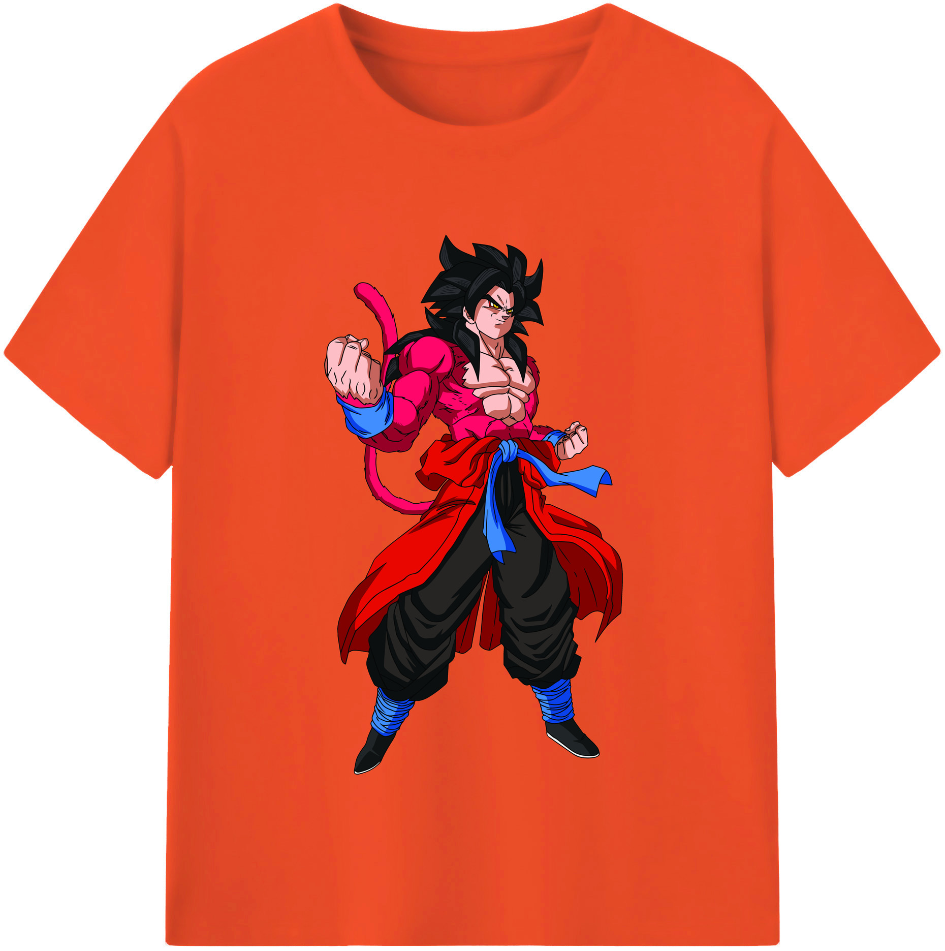 （画像用） ドラゴンボール 孫悟空（そん ごくう）Son Goku カカロット DRAGON BALL Kakarotto 綿100％半袖Tシャツ（フロントプリント）