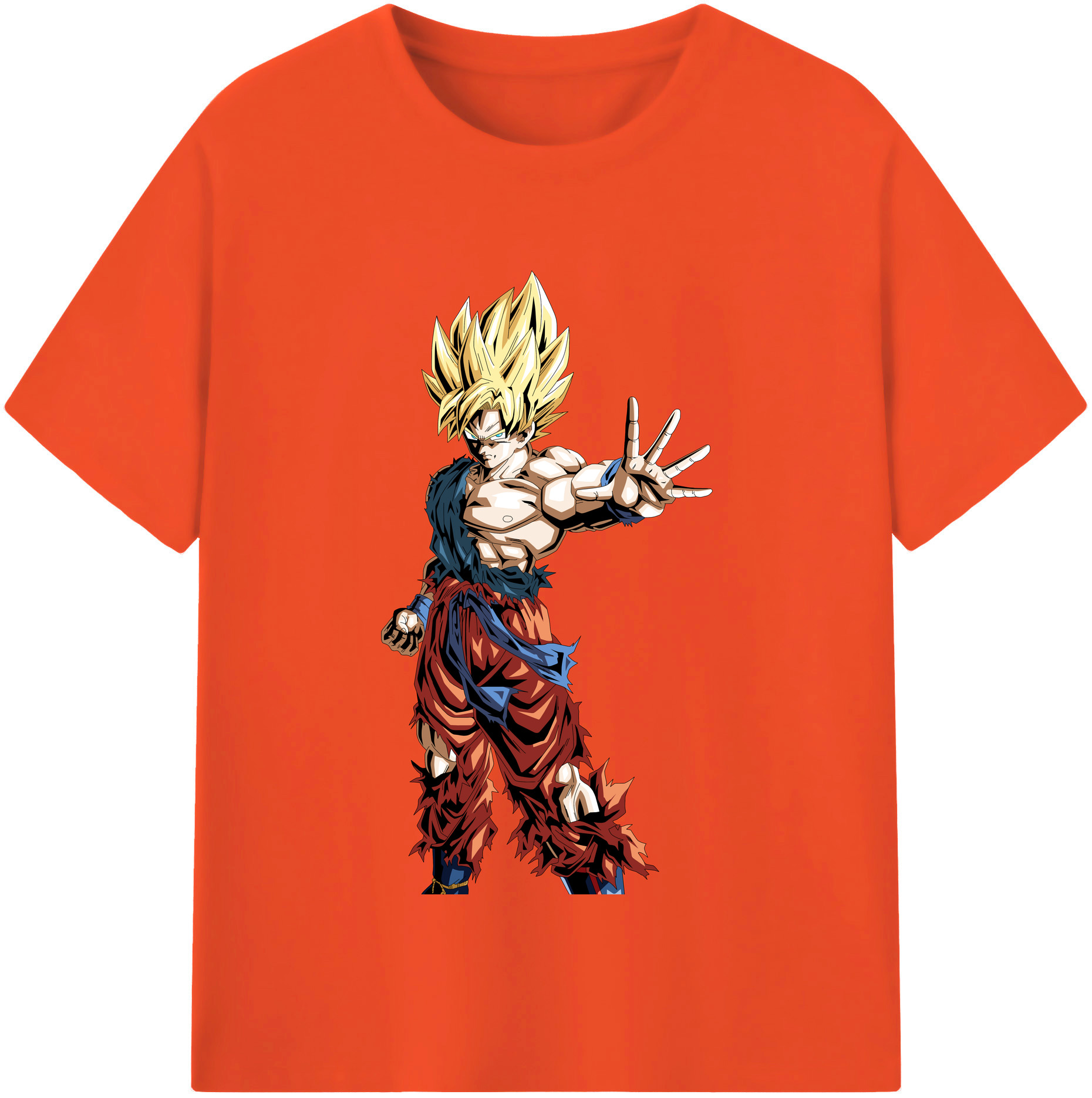（画像用） ドラゴンボール 孫悟空（そん ごくう）Son Goku カカロット DRAGON BALL Kakarotto 綿100％半袖Tシャツ（フロントプリント）