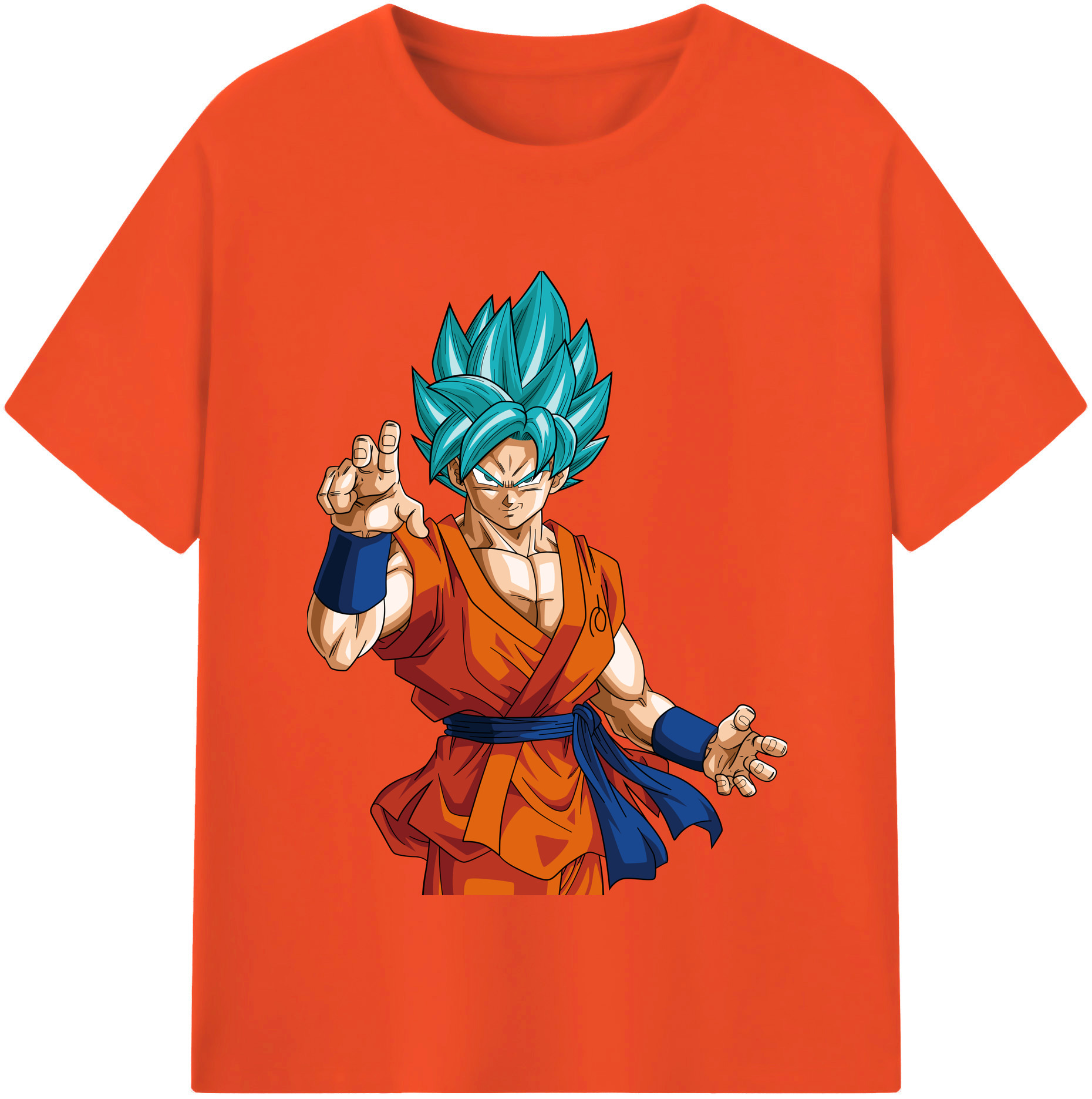（画像用） ドラゴンボール 孫悟空（そん ごくう）Son Goku カカロット DRAGON BALL Kakarotto 綿100％半袖Tシャツ（フロントプリント）