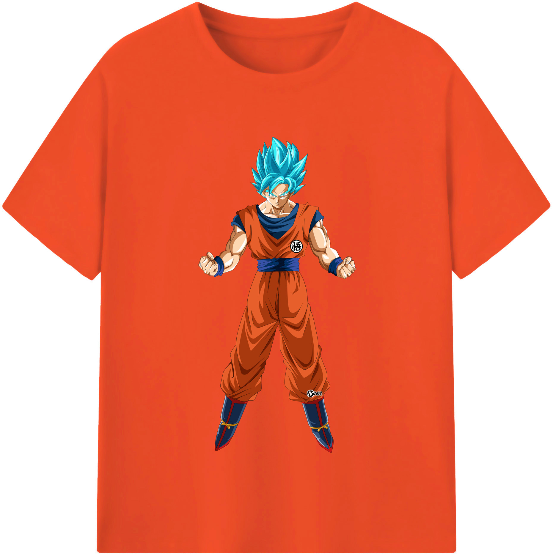 （画像用） ドラゴンボール 孫悟空（そん ごくう）Son Goku カカロット DRAGON BALL Kakarotto 綿100％半袖Tシャツ（フロントプリント）
