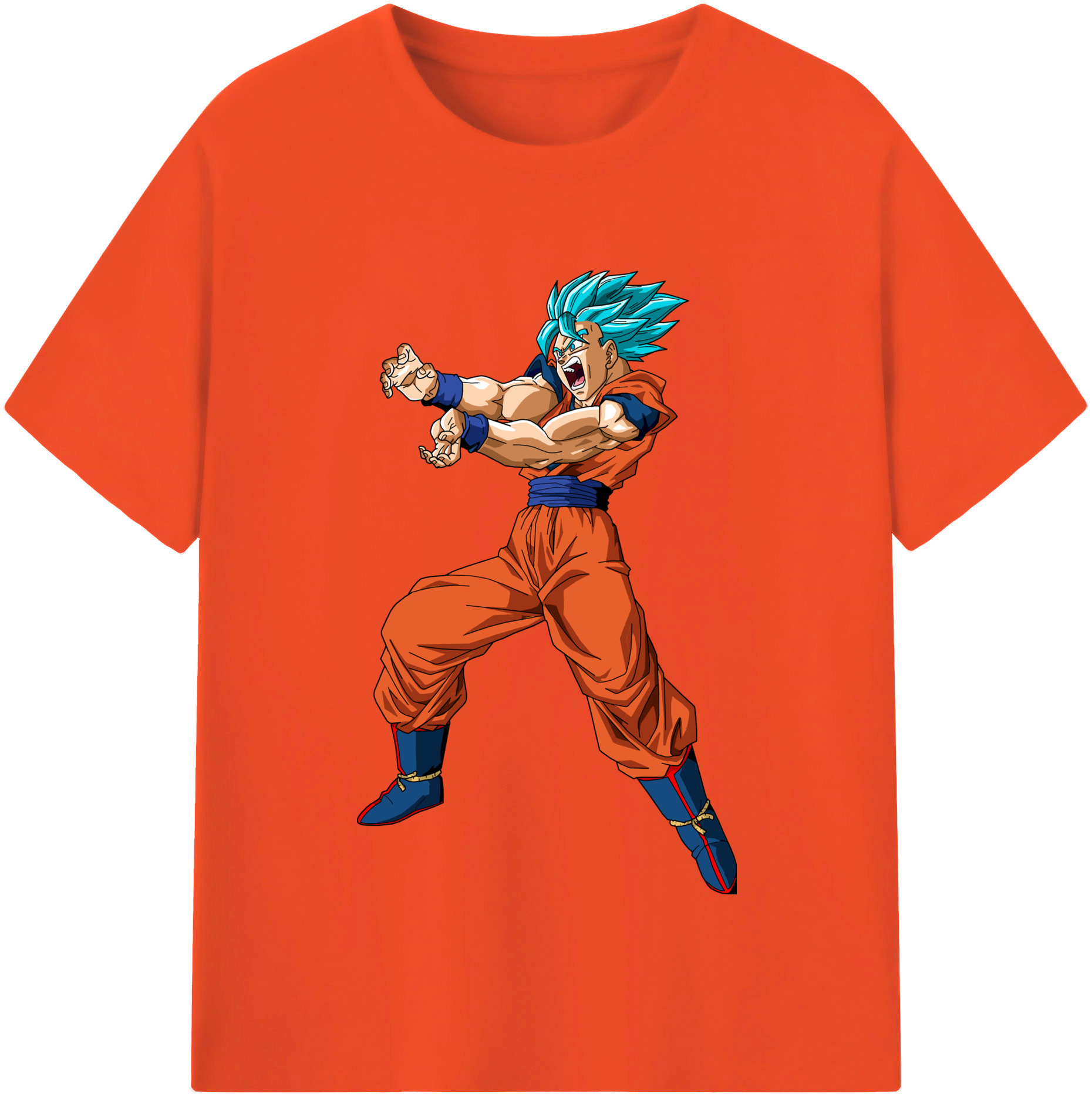 （画像用） ドラゴンボール 孫悟空（そん ごくう）Son Goku カカロット DRAGON BALL Kakarotto 綿100％半袖Tシャツ（フロントプリント）