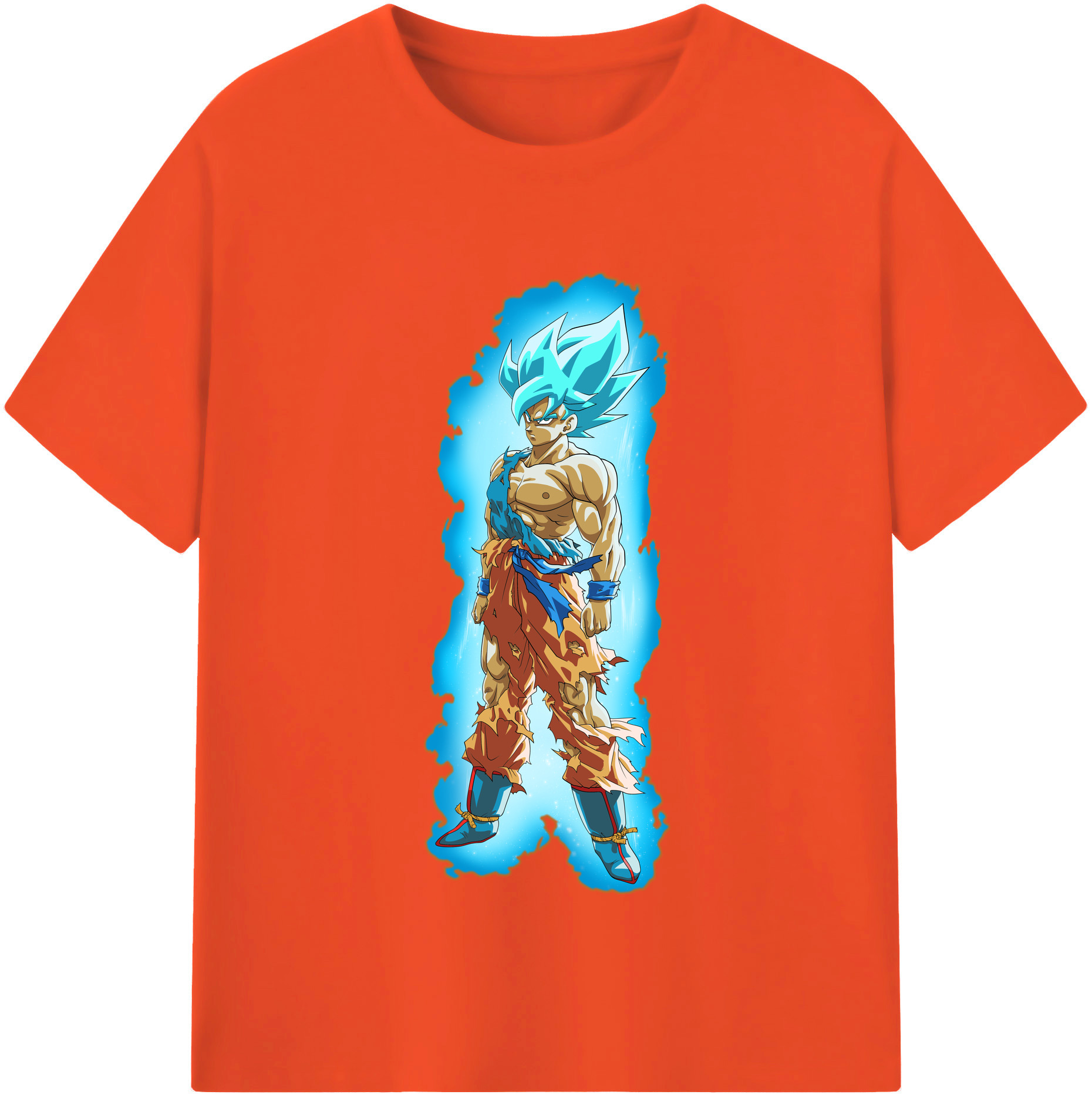（画像用） ドラゴンボール 孫悟空（そん ごくう）Son Goku カカロット DRAGON BALL Kakarotto 綿100％半袖Tシャツ（フロントプリント）