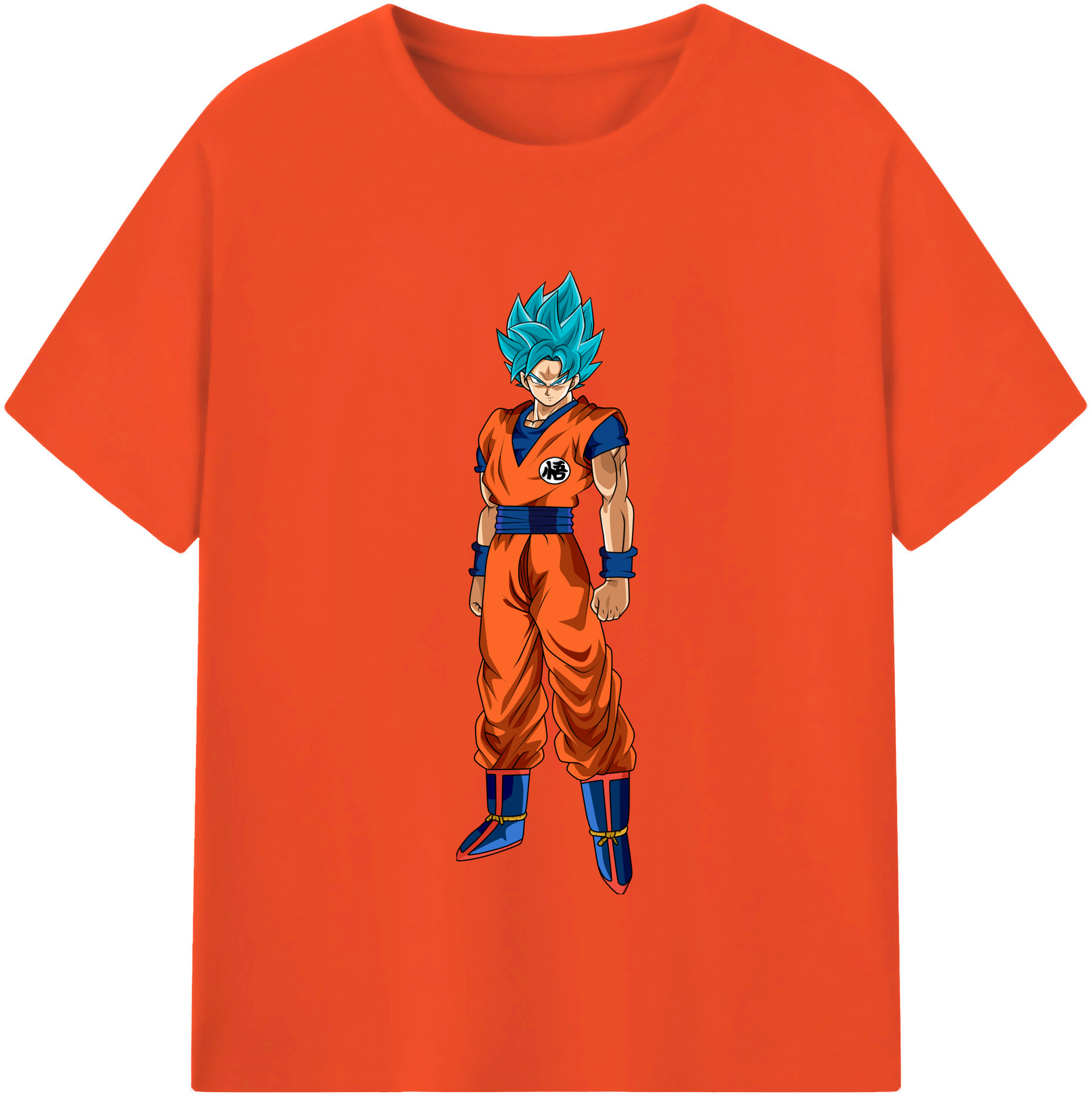 （画像用） ドラゴンボール 孫悟空（そん ごくう）Son Goku カカロット DRAGON BALL Kakarotto 綿100％半袖Tシャツ（フロントプリント）