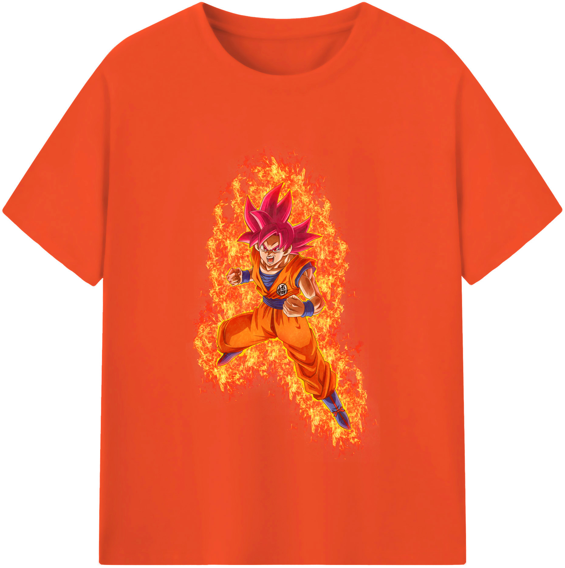 （画像用） ドラゴンボール 孫悟空（そん ごくう）Son Goku カカロット DRAGON BALL Kakarotto 綿100％半袖Tシャツ（フロントプリント）