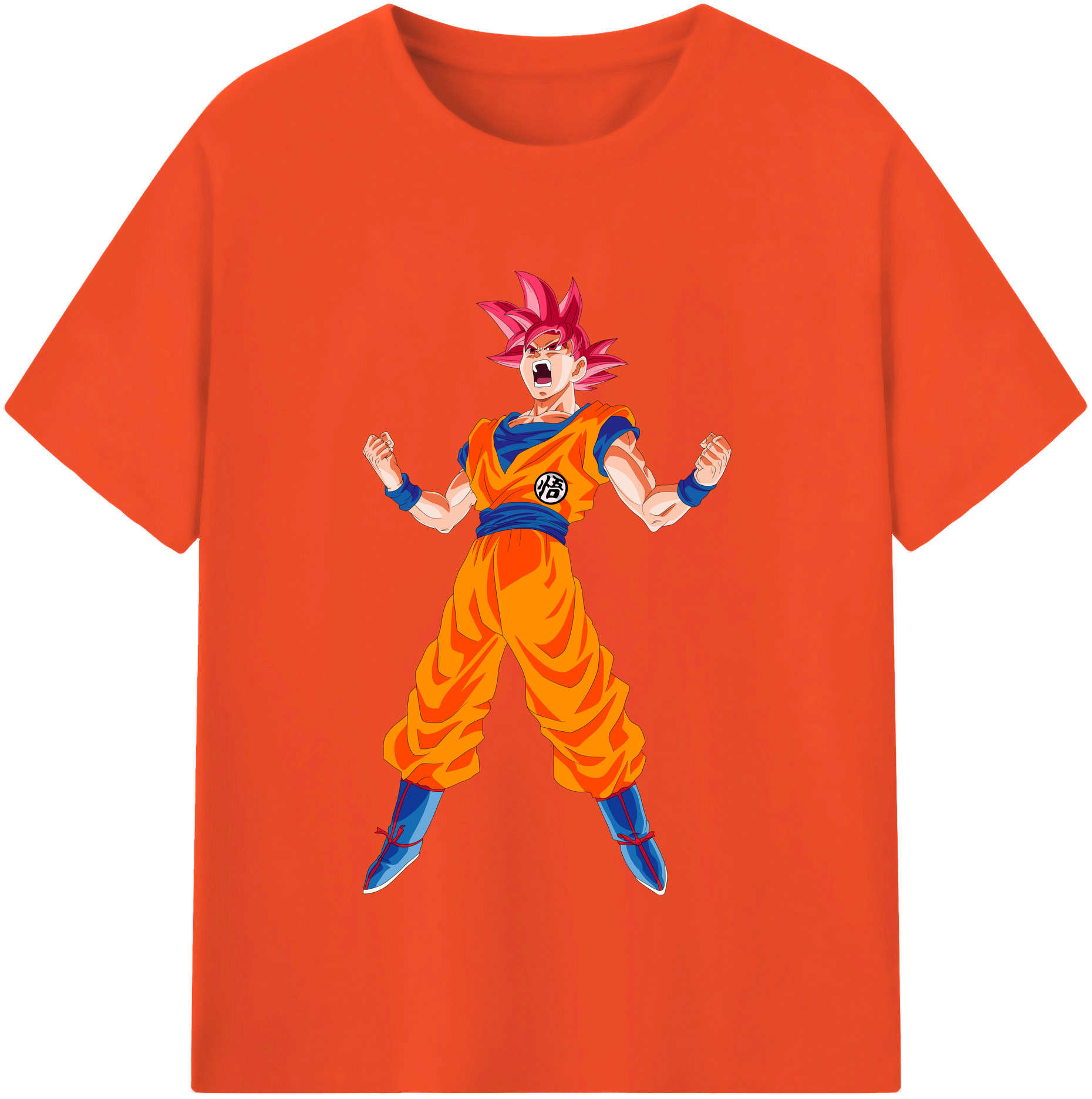 （画像用） ドラゴンボール 孫悟空（そん ごくう）Son Goku カカロット DRAGON BALL Kakarotto 綿100％半袖Tシャツ（フロントプリント）