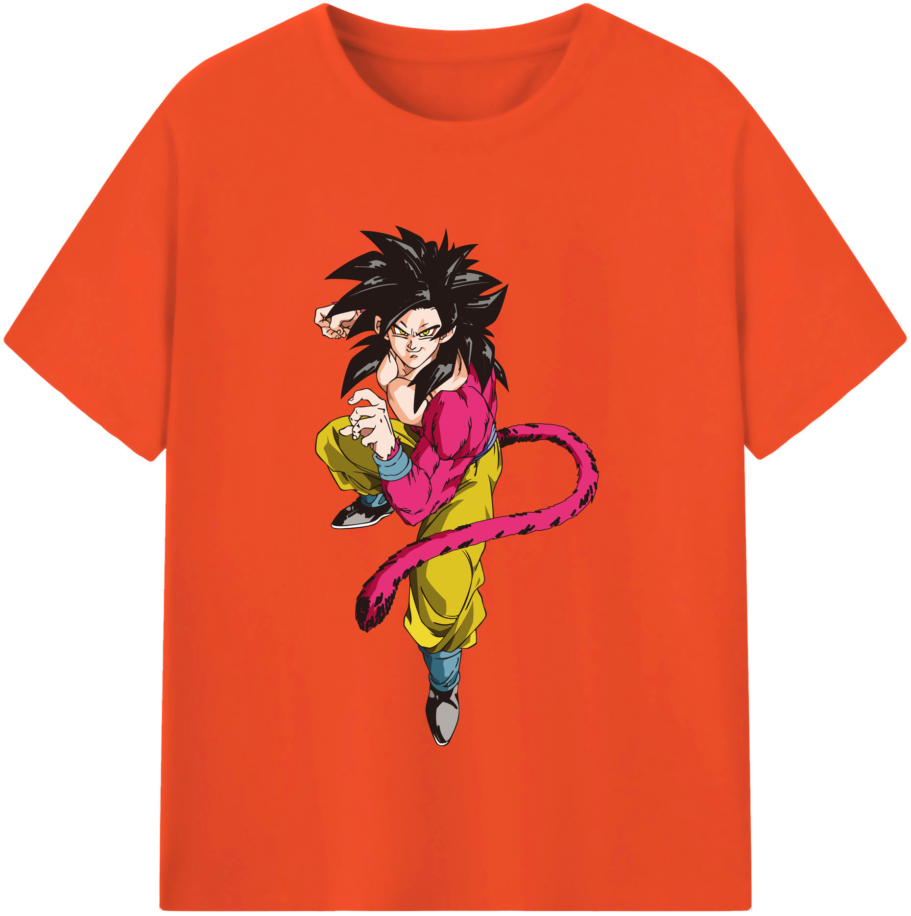 （画像用） ドラゴンボール 孫悟空（そん ごくう）Son Goku カカロット DRAGON BALL Kakarotto 綿100％半袖Tシャツ（フロントプリント）