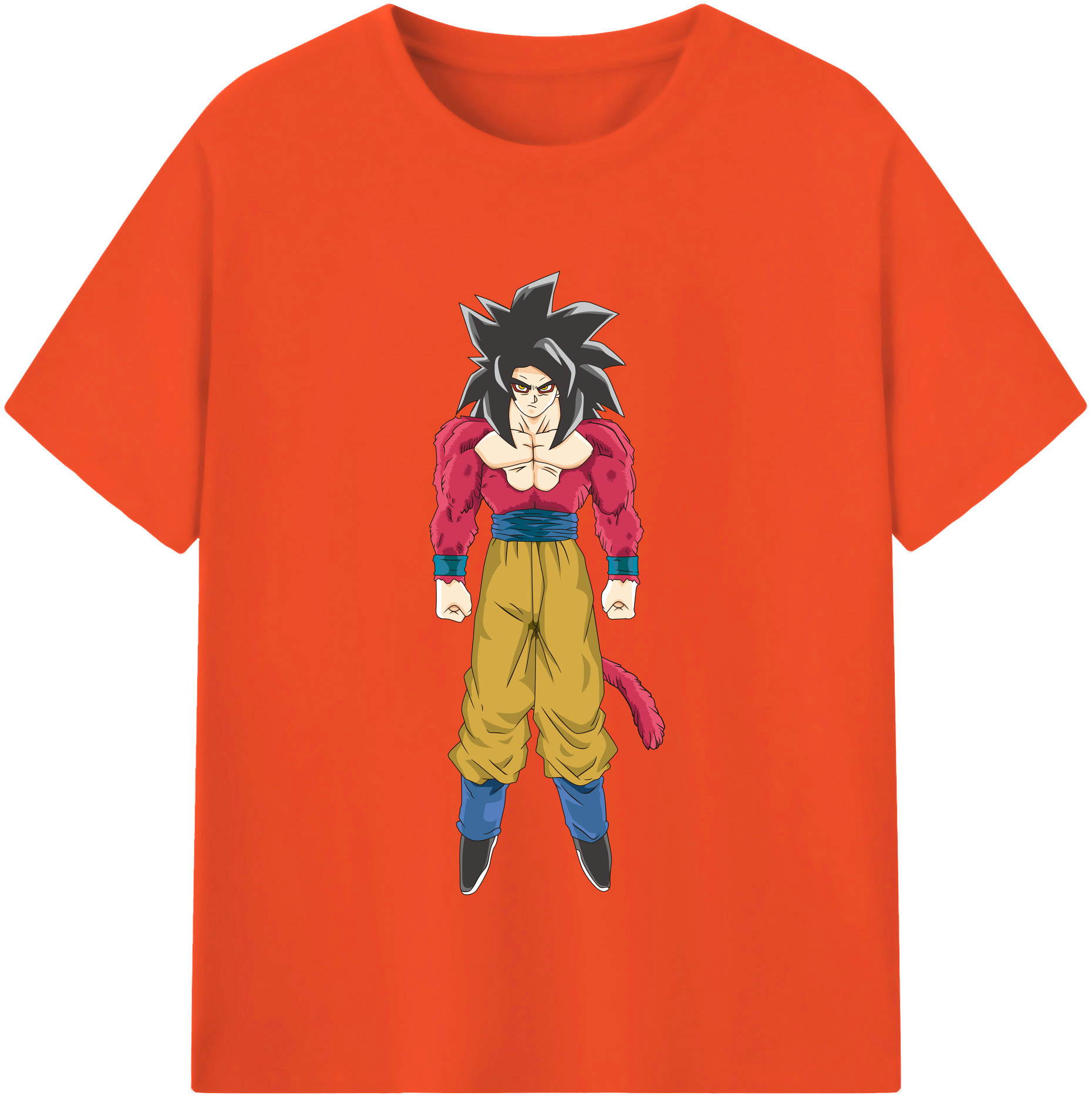 （画像用） ドラゴンボール 孫悟空（そん ごくう）Son Goku カカロット DRAGON BALL Kakarotto 綿100％半袖Tシャツ（フロントプリント）