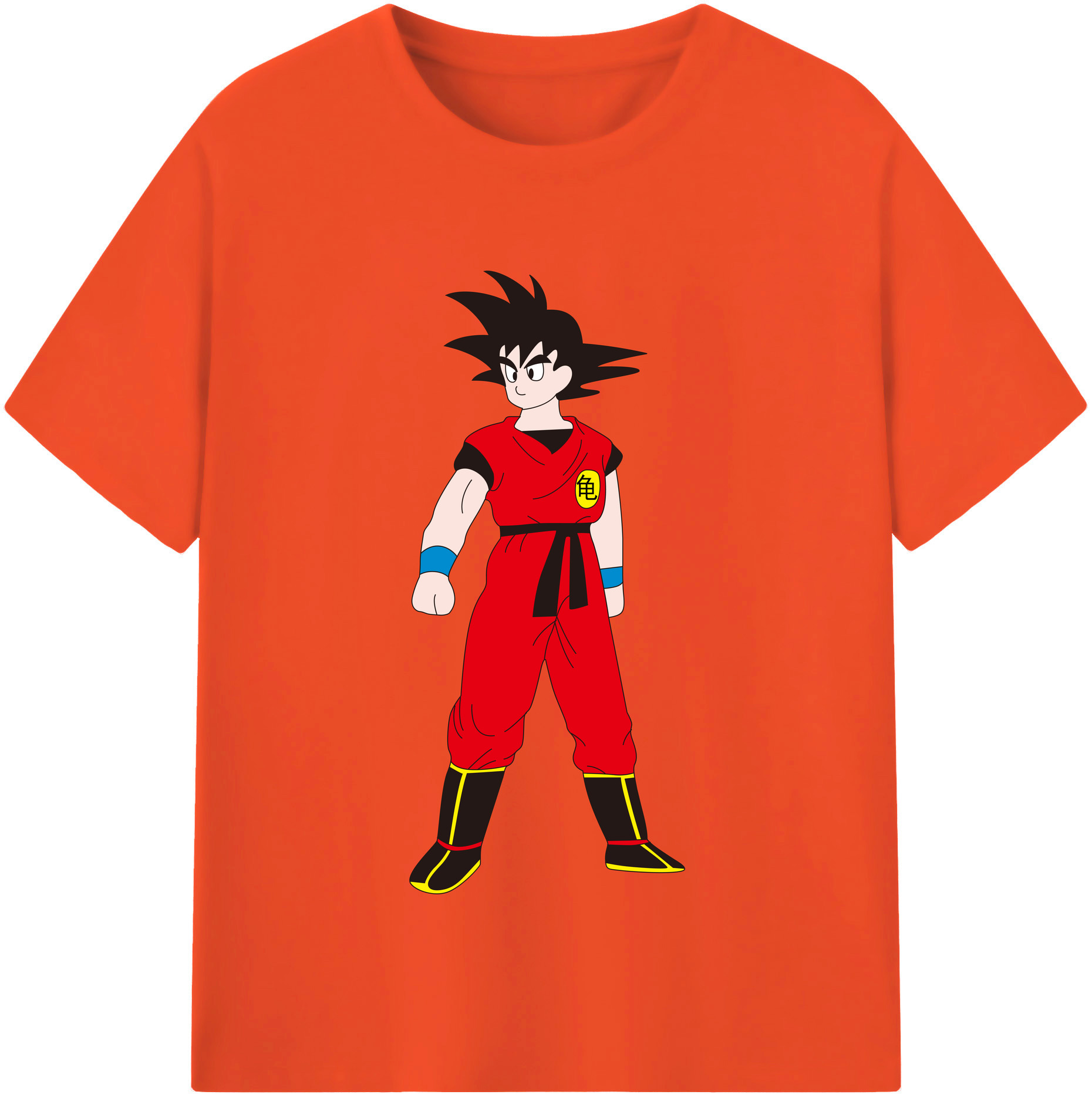 （画像用） ドラゴンボール 孫悟空（そん ごくう）Son Goku カカロット DRAGON BALL Kakarotto 綿100％半袖Tシャツ（フロントプリント）