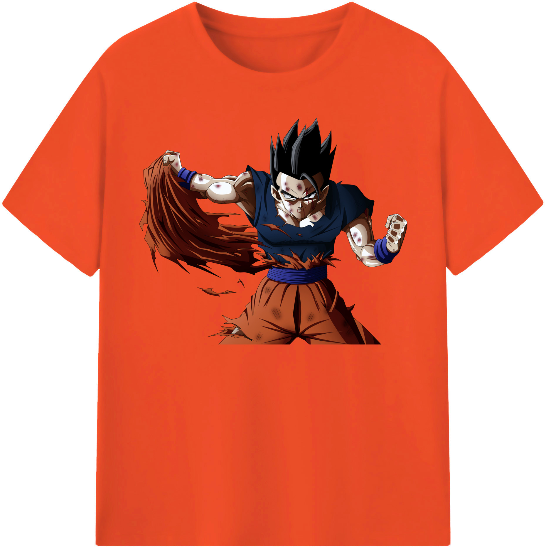（画像用） ドラゴンボール ベジータ四世（Bejīta Yonsei）DRAGON BALL Vegeta IV 綿100％半袖Tシャツ（フロントプリント）