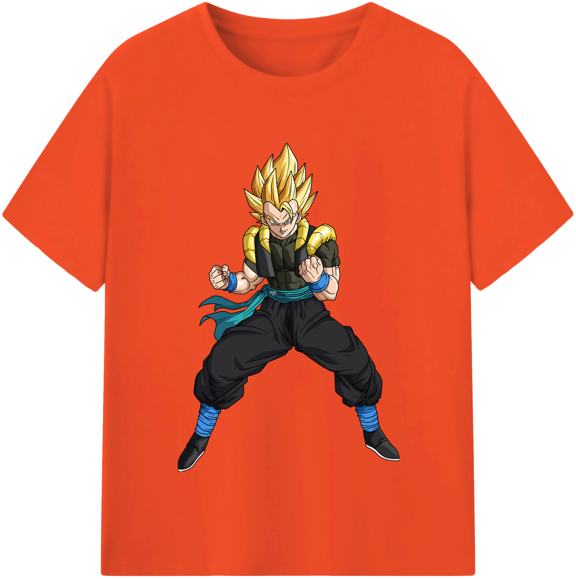（画像用） ドラゴンボール ベジータ四世（Bejīta Yonsei）DRAGON BALL Vegeta IV 綿100％半袖Tシャツ（フロントプリント）