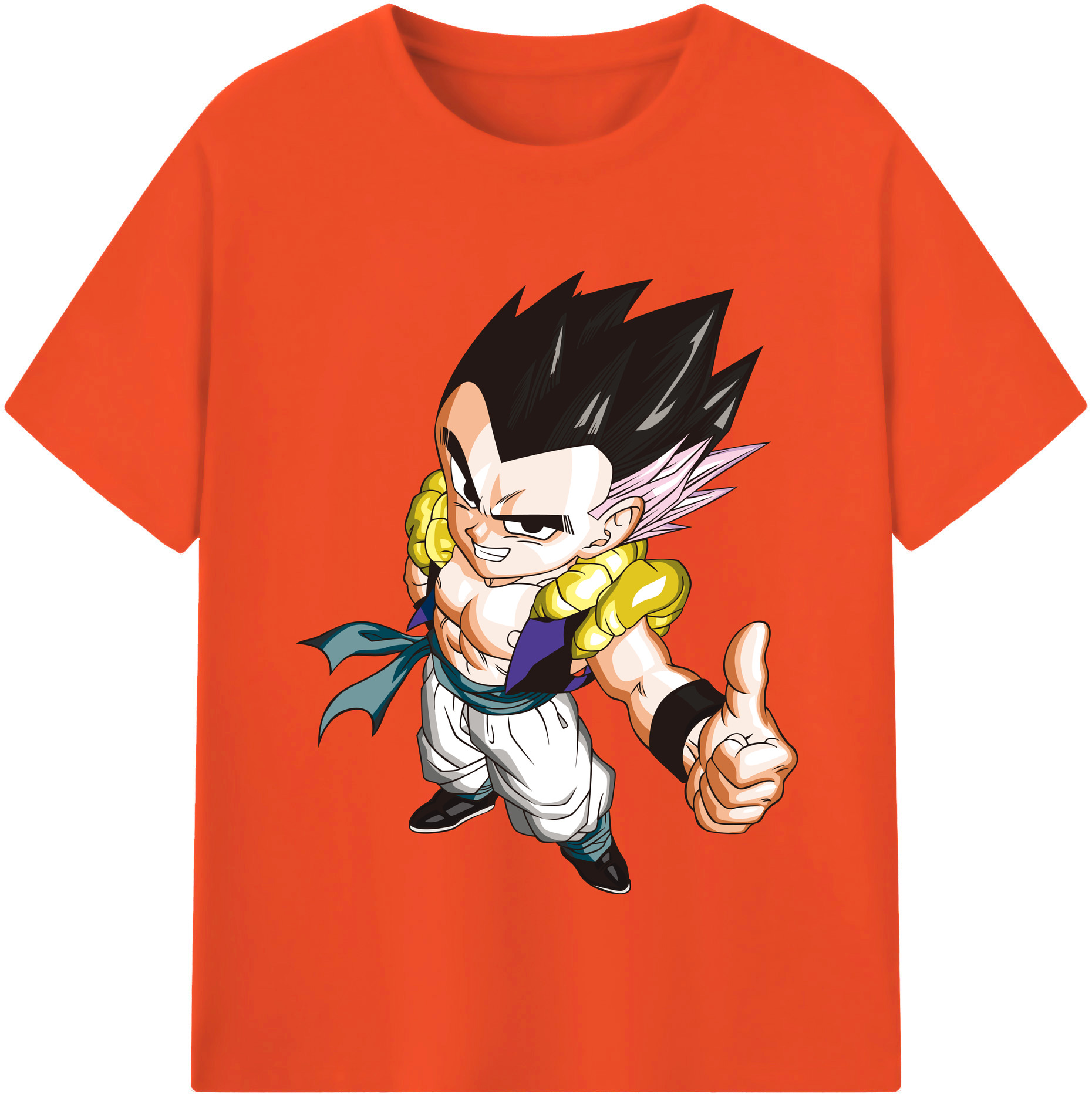 （画像用） ドラゴンボール ベジータ四世（Bejīta Yonsei）DRAGON BALL Vegeta IV 綿100％半袖Tシャツ（フロントプリント）