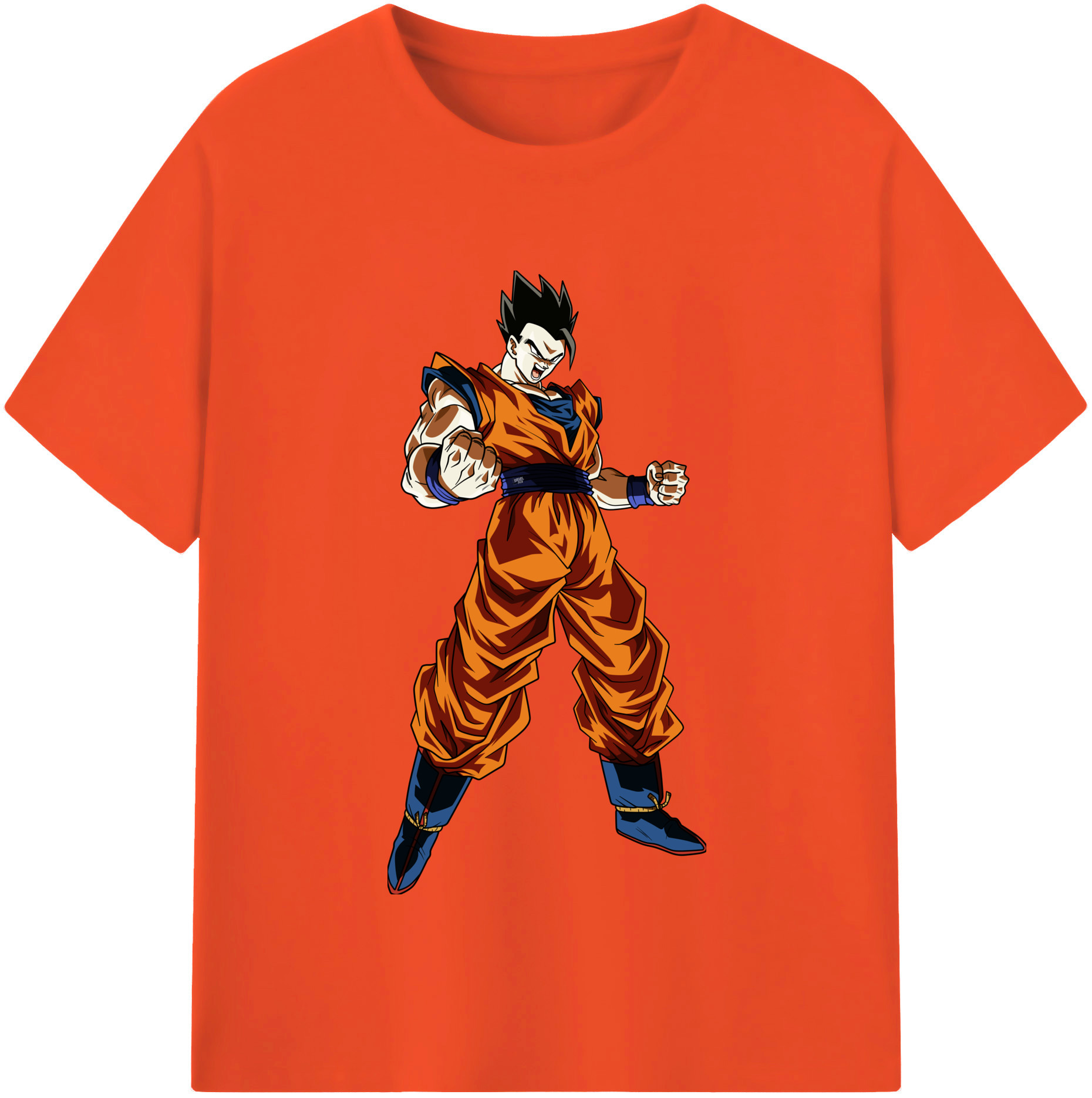（画像用） ドラゴンボール 孫 悟飯（そんごはん）DRAGON BALL Son Gohan 綿100％半袖Tシャツ（フロントプリント）