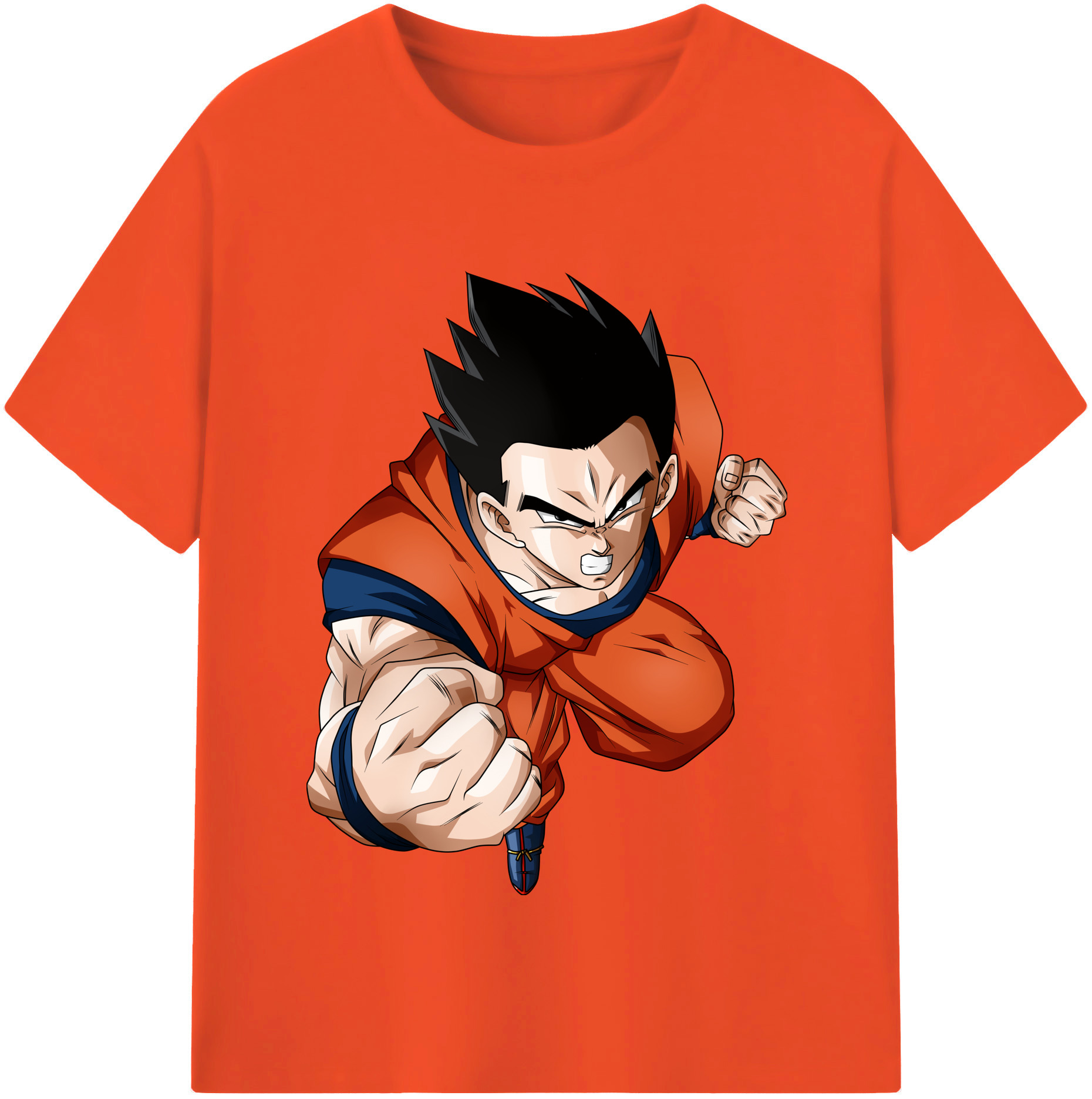 （画像用） ドラゴンボール 孫 悟飯（そんごはん）DRAGON BALL Son Gohan 綿100％半袖Tシャツ（フロントプリント）