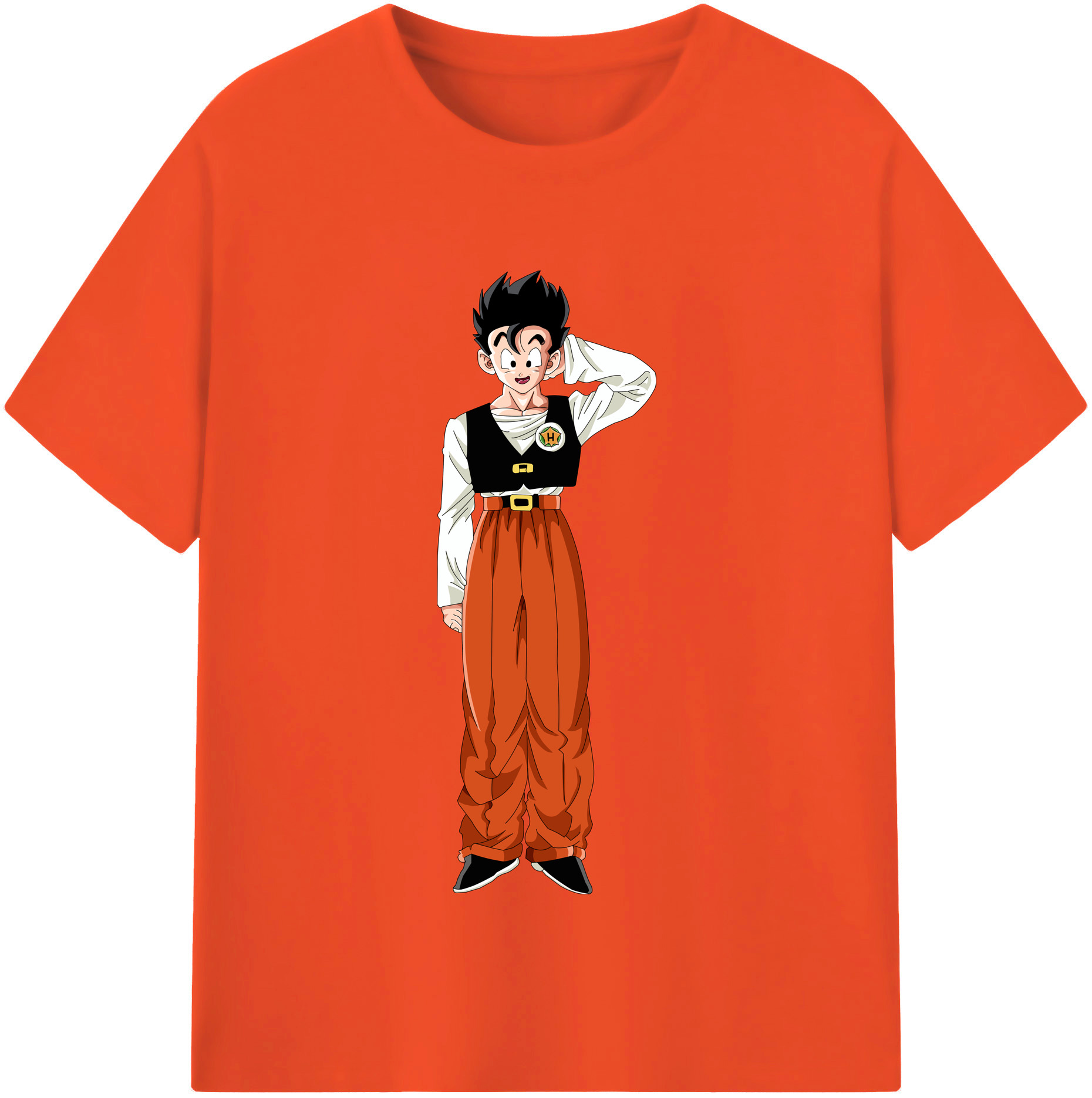 （画像用） ドラゴンボール 孫 悟飯（そんごはん）DRAGON BALL Son Gohan 綿100％半袖Tシャツ（フロントプリント）