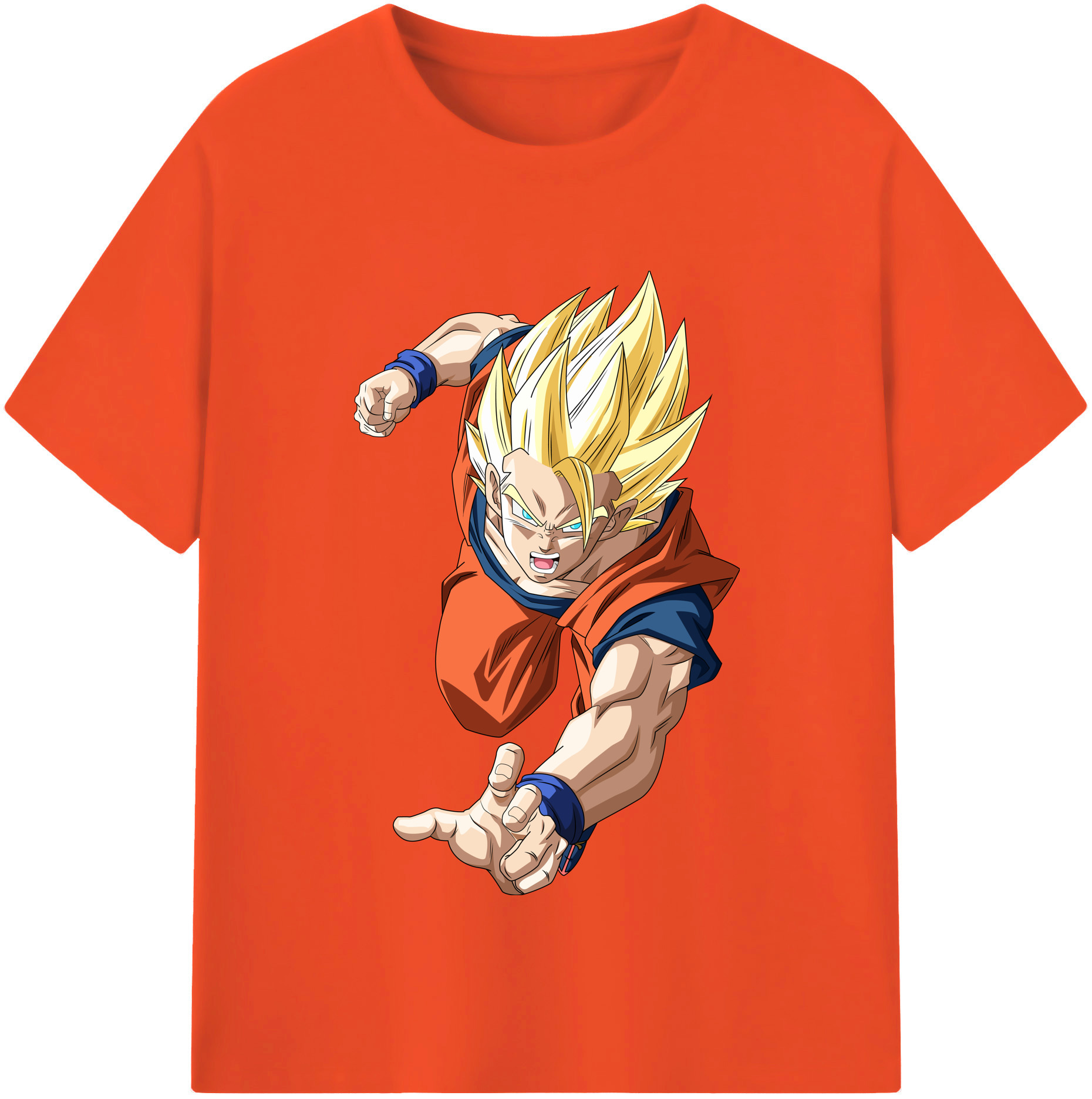 （画像用） ドラゴンボール 孫 悟飯（そんごはん）DRAGON BALL Son Gohan 綿100％半袖Tシャツ（フロントプリント）