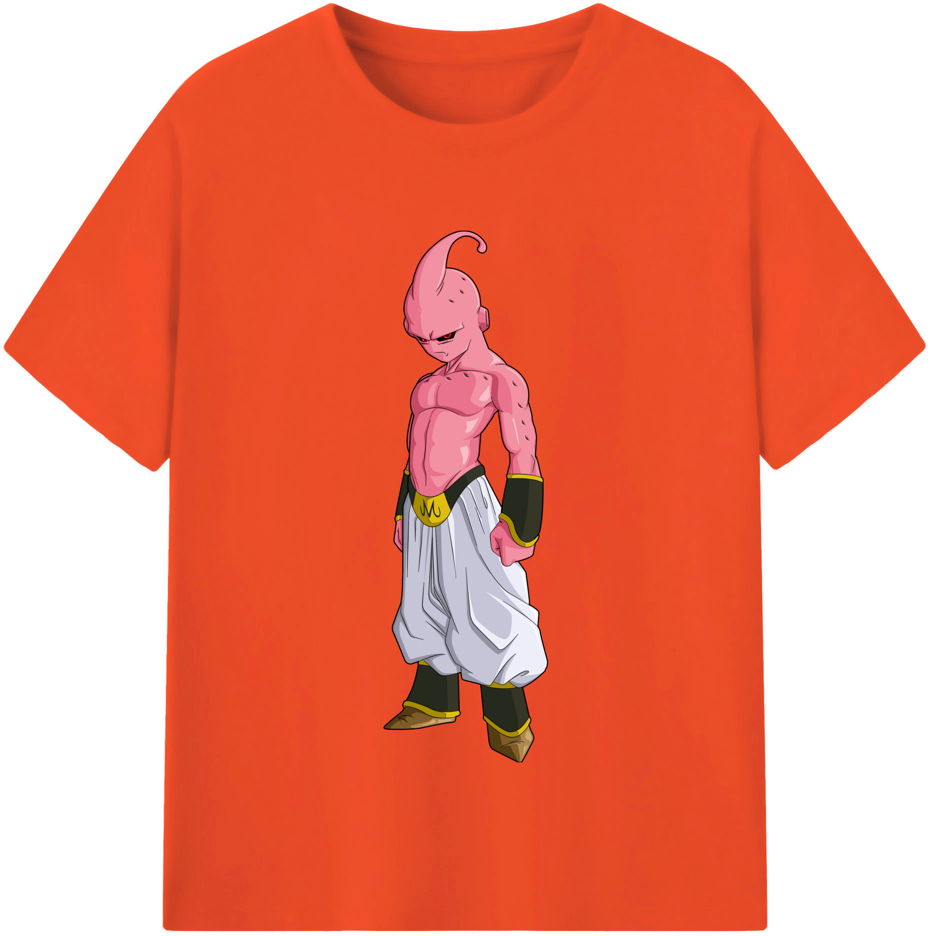 （画像用） ドラゴンボール 魔人ブウ DRAGON BALL Majin Buu 綿100％半袖Tシャツ（フロントプリント）