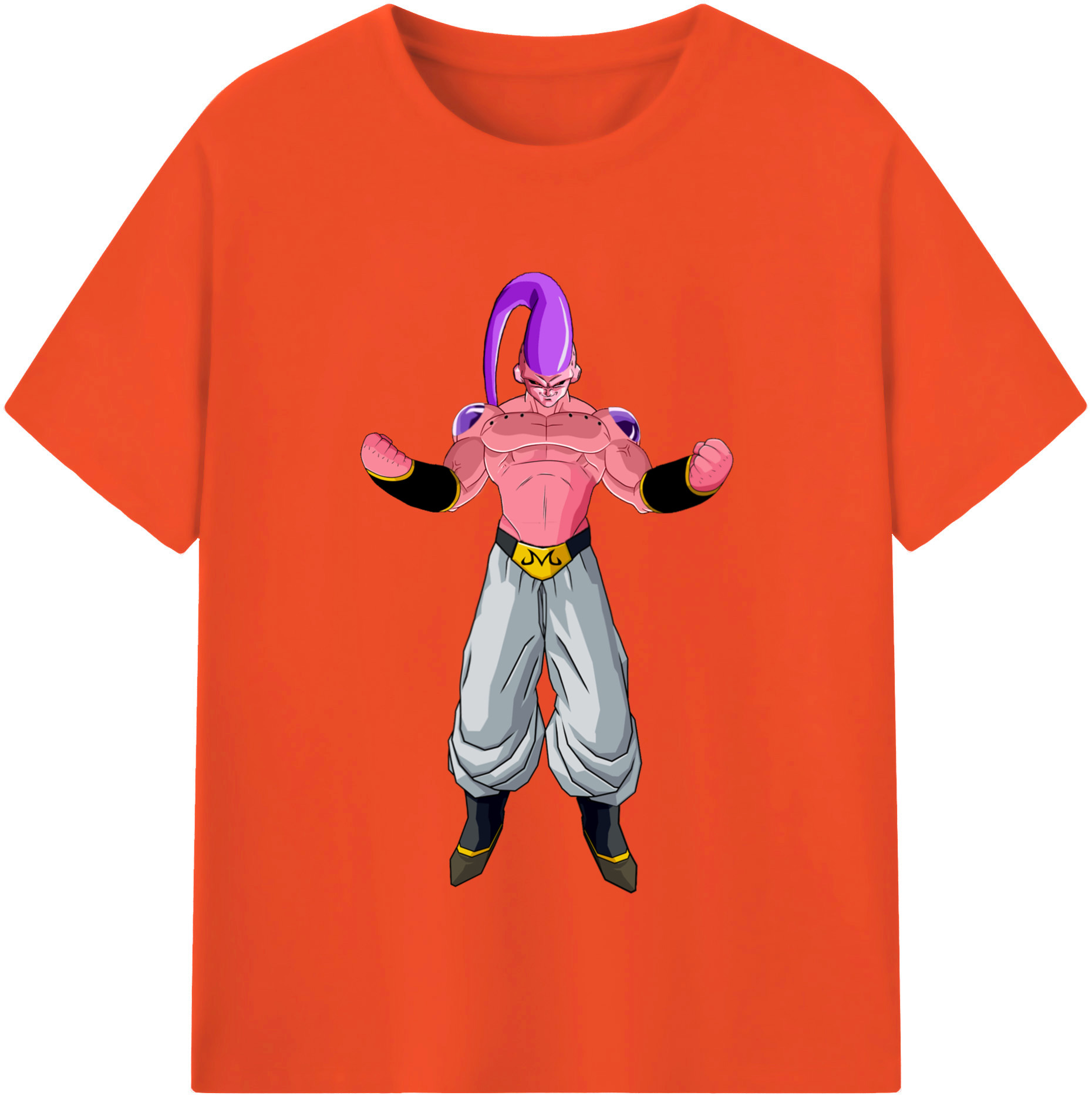 （画像用） ドラゴンボール 魔人ブウ DRAGON BALL Majin Buu 綿100％半袖Tシャツ（フロントプリント）