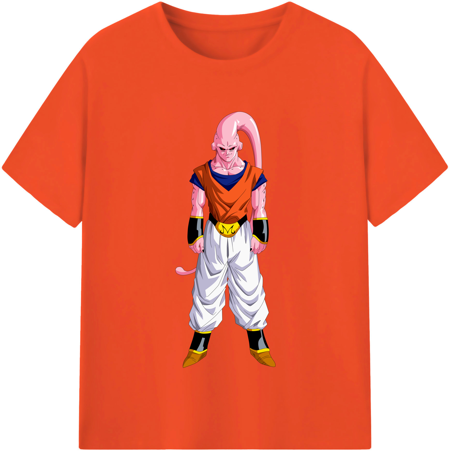 （画像用） ドラゴンボール 魔人ブウ DRAGON BALL Majin Buu 綿100％半袖Tシャツ（フロントプリント）