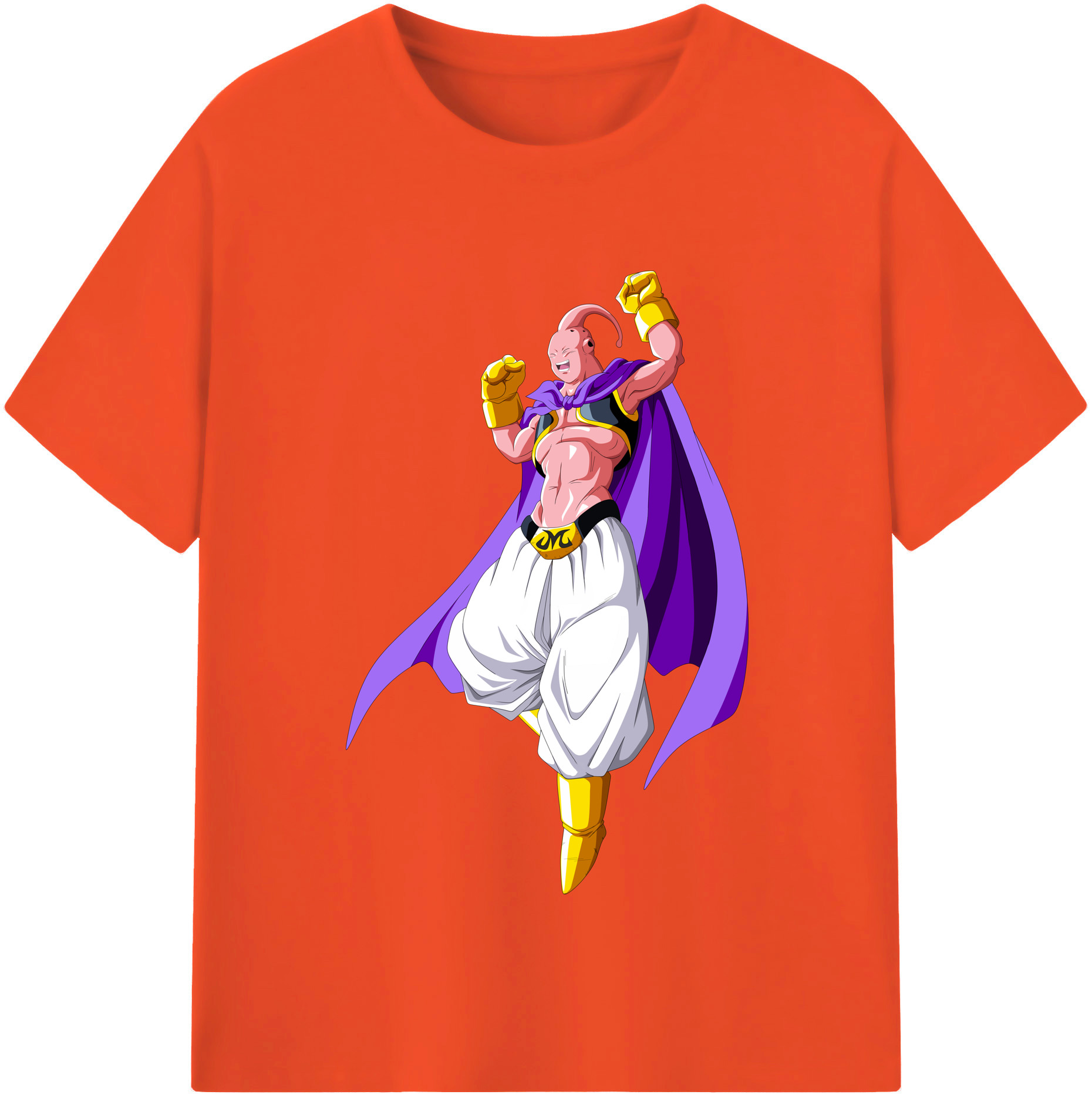 （画像用） ドラゴンボール 魔人ブウ DRAGON BALL Majin Buu 綿100％半袖Tシャツ（フロントプリント）