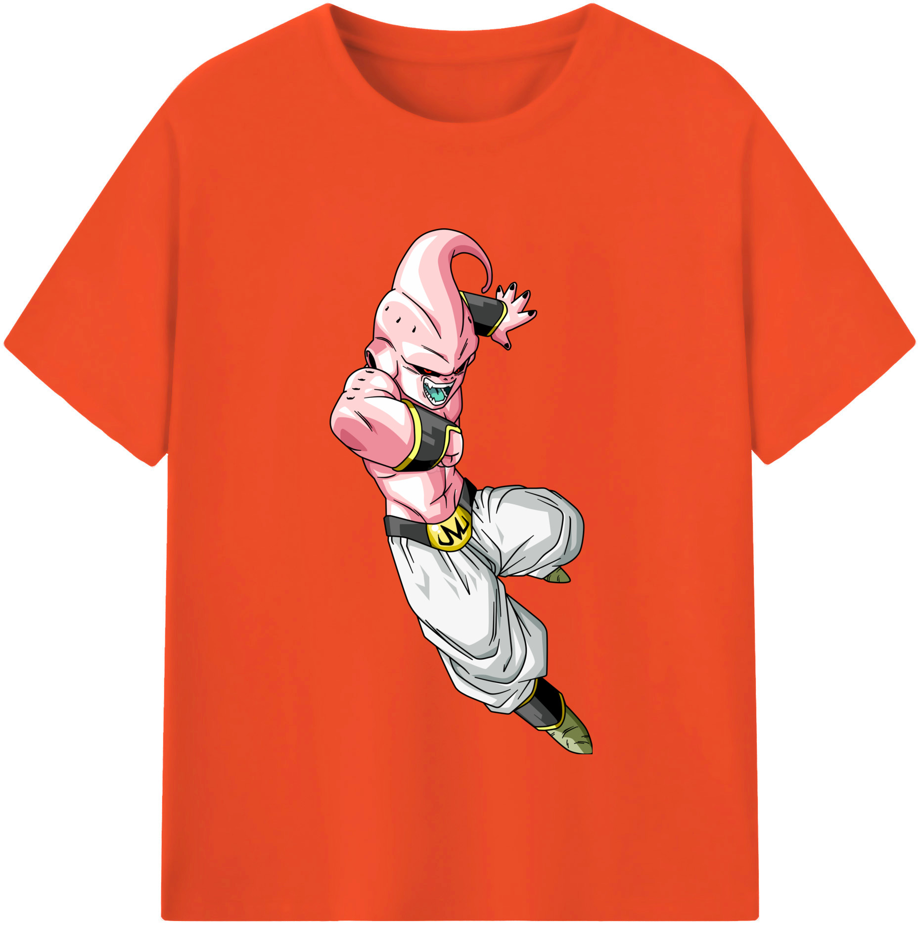 （画像用） ドラゴンボール 魔人ブウ DRAGON BALL Majin Buu 綿100％半袖Tシャツ（フロントプリント）