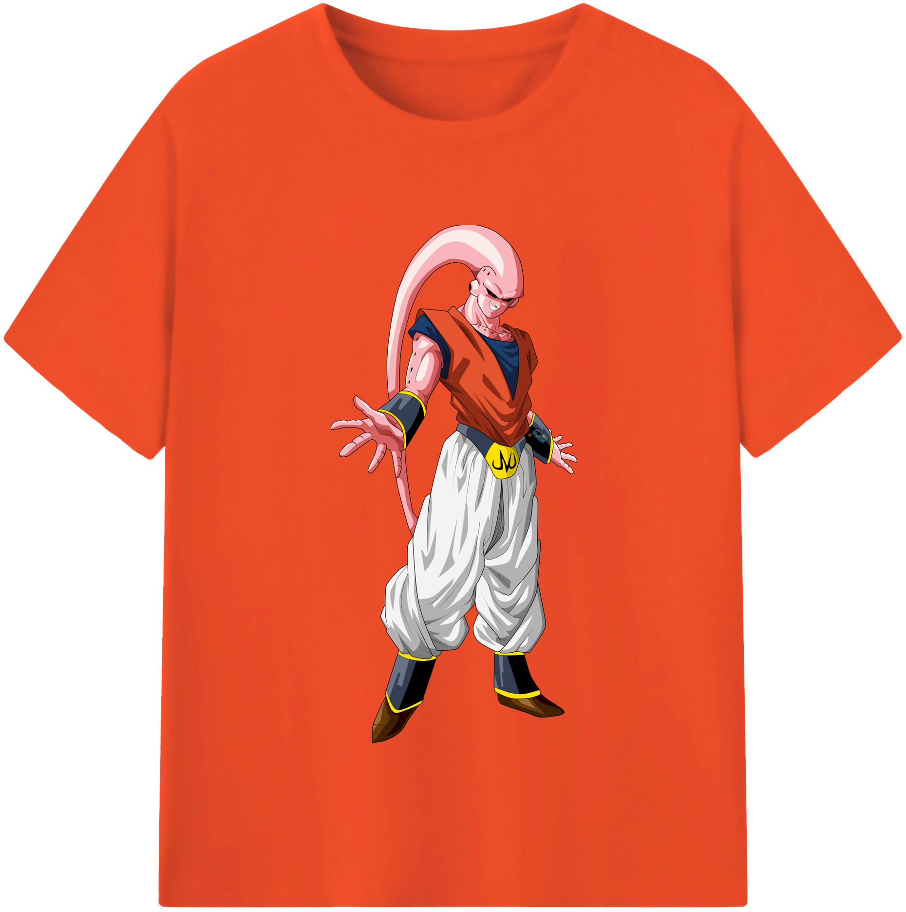（画像用） ドラゴンボール 魔人ブウ DRAGON BALL Majin Buu 綿100％半袖Tシャツ（フロントプリント）