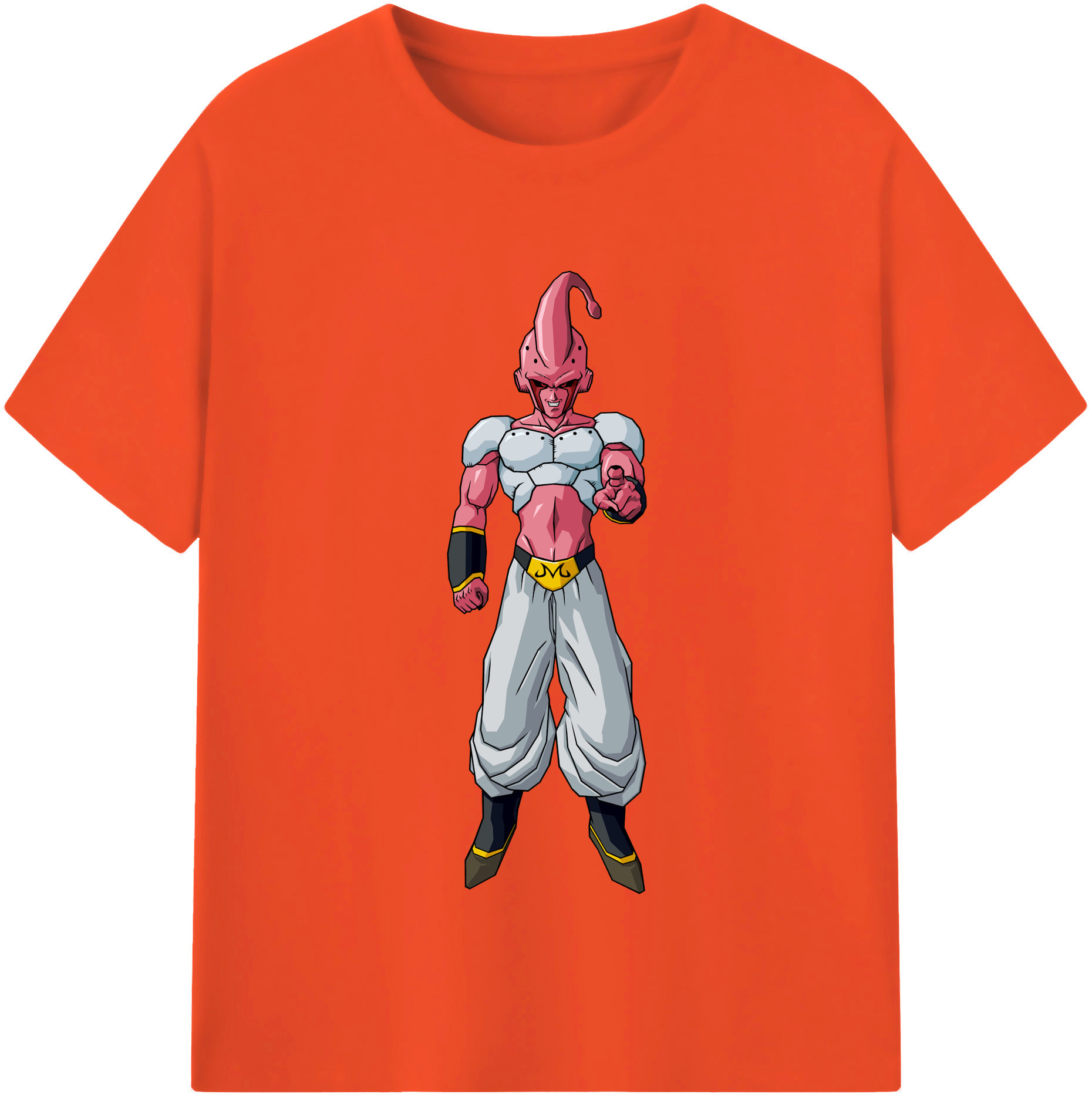 （画像用） ドラゴンボール 魔人ブウ DRAGON BALL Majin Buu 綿100％半袖Tシャツ（フロントプリント）