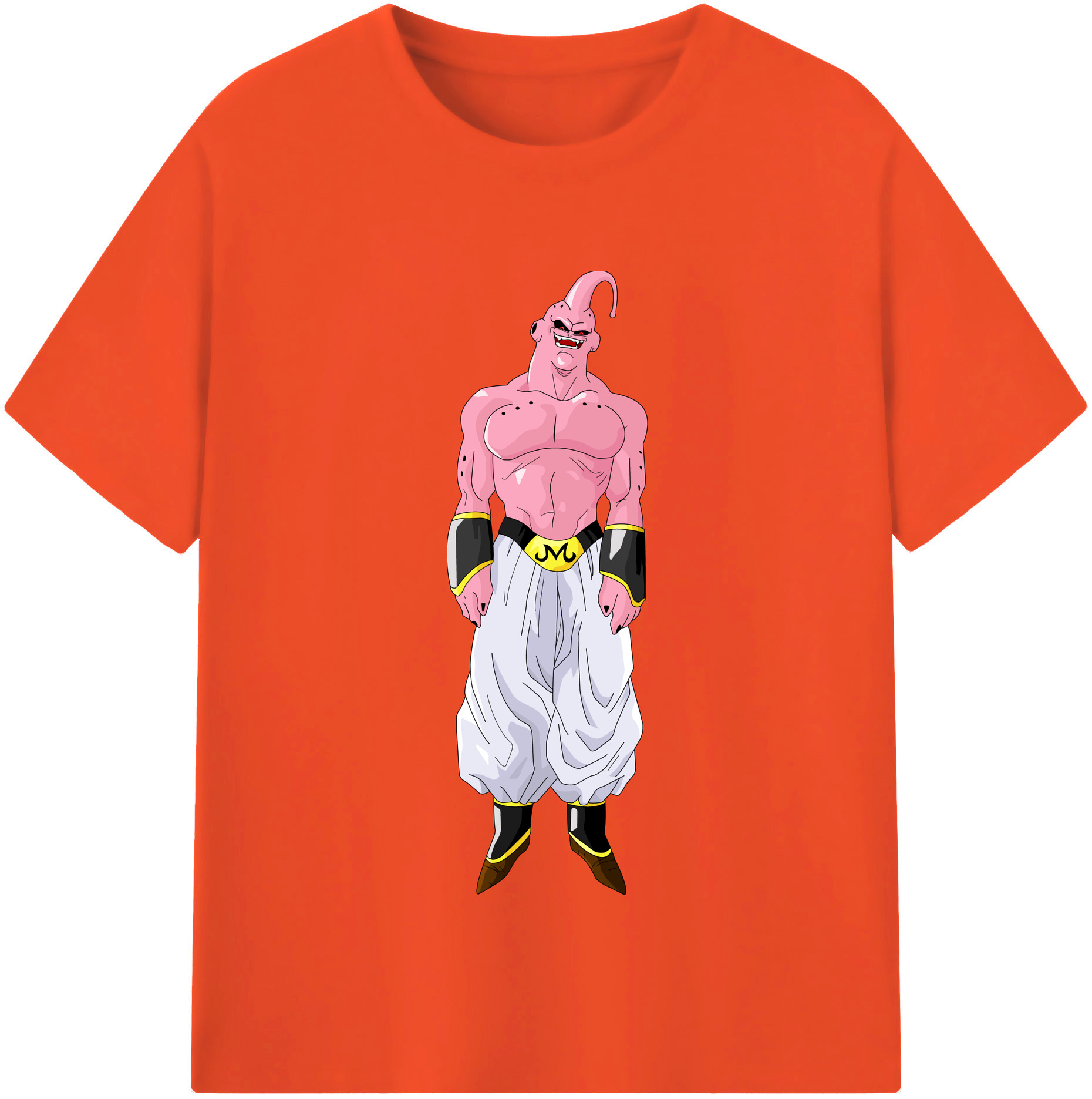 （画像用） ドラゴンボール 魔人ブウ DRAGON BALL Majin Buu 綿100％半袖Tシャツ（フロントプリント）