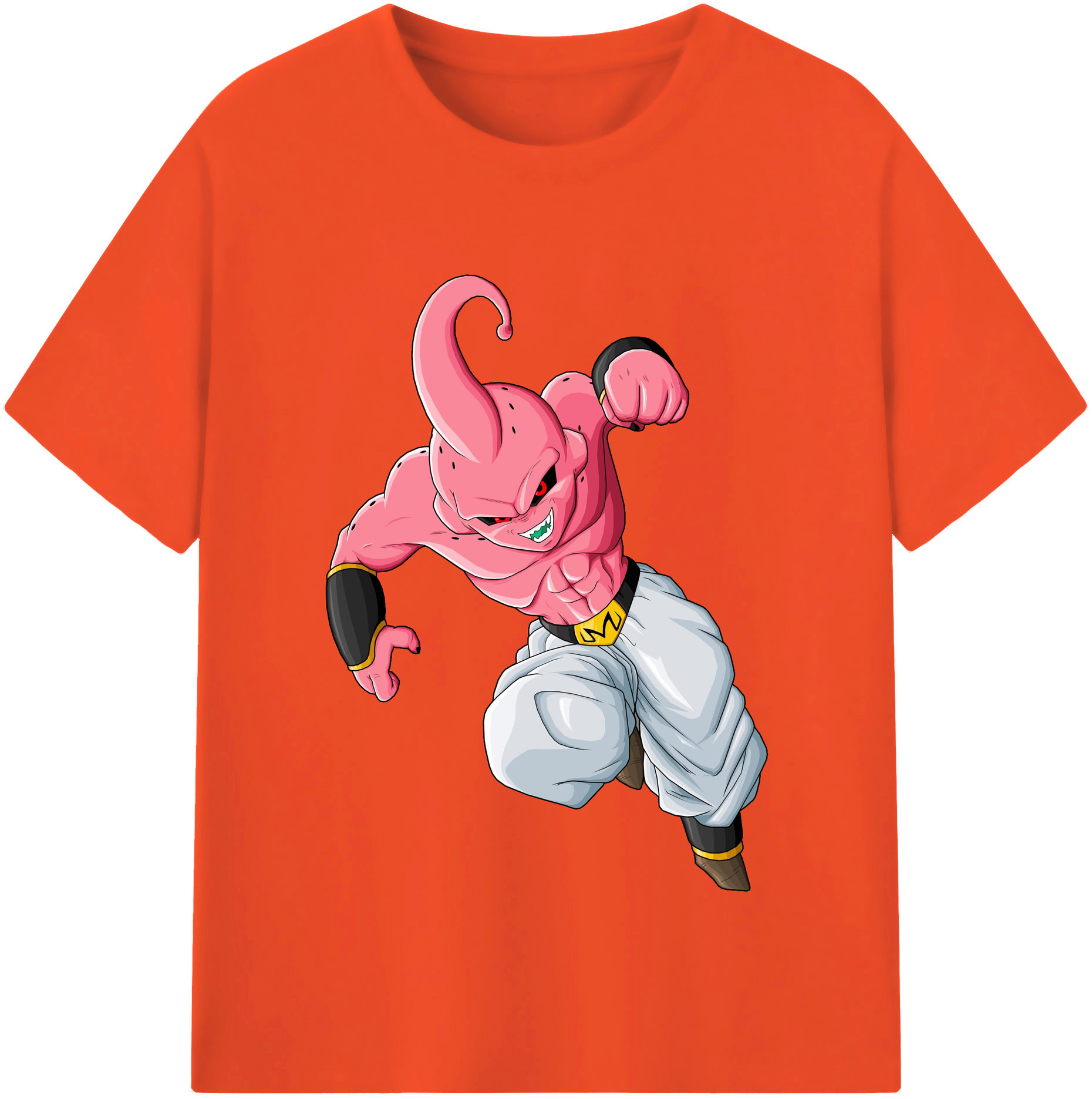 （画像用） ドラゴンボール 魔人ブウ DRAGON BALL Majin Buu 綿100％半袖Tシャツ（フロントプリント）