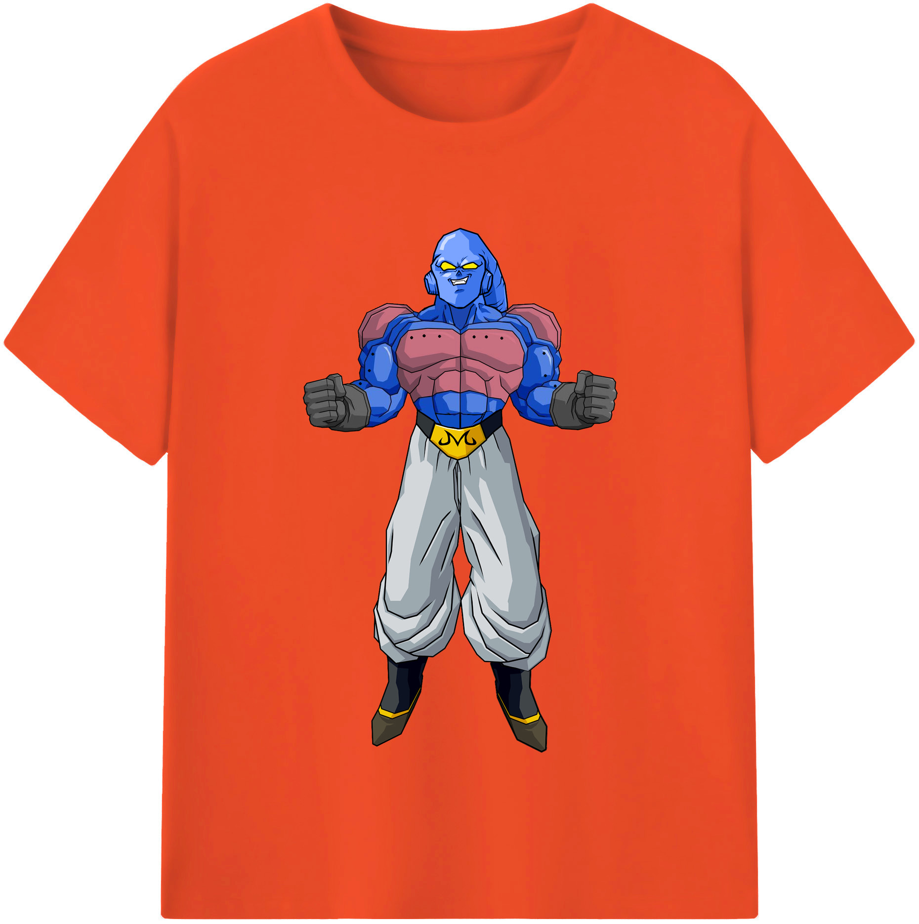 （画像用） ドラゴンボール 魔人ブウ DRAGON BALL Majin Buu 綿100％半袖Tシャツ（フロントプリント）