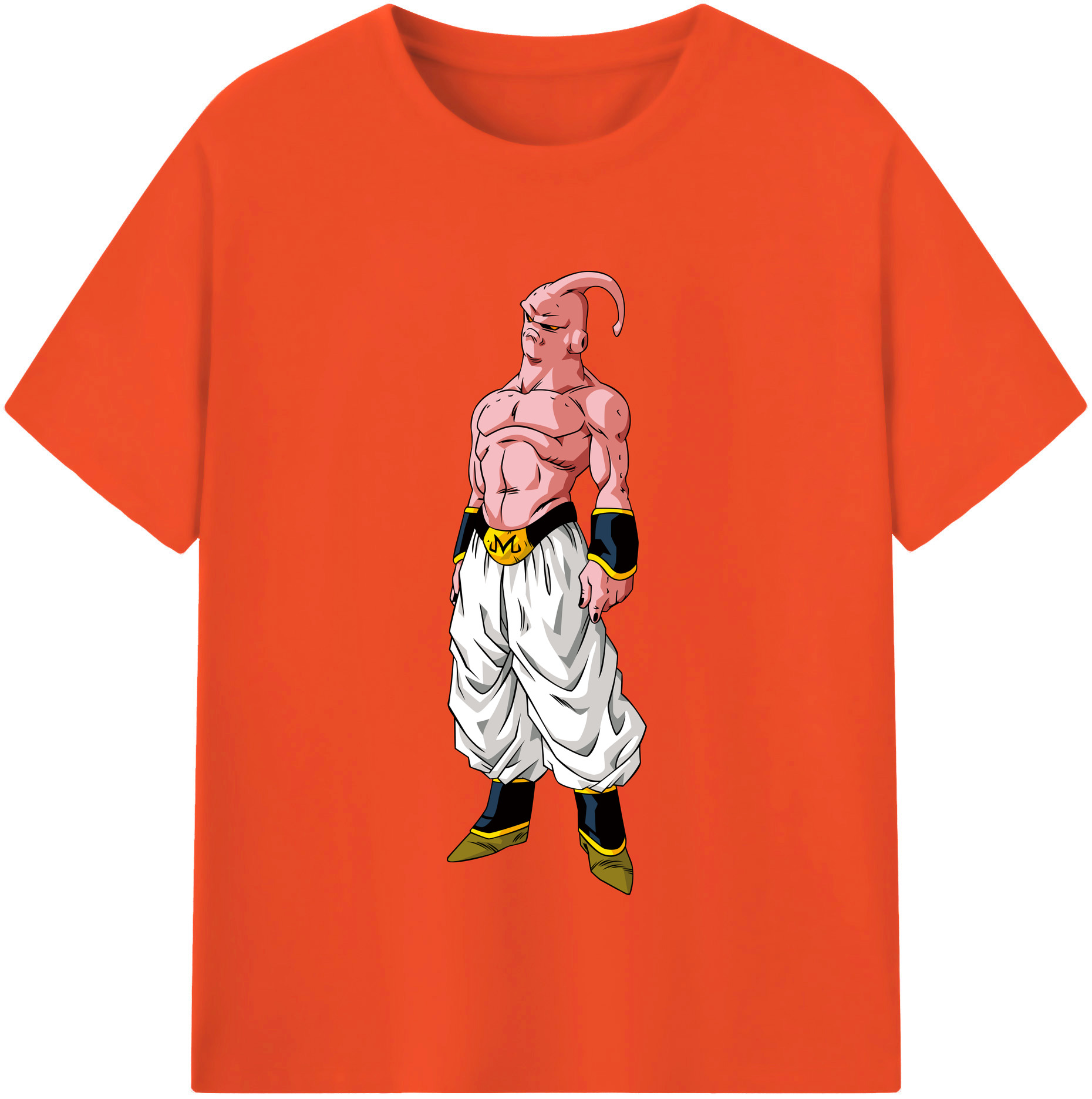 （画像用） ドラゴンボール 魔人ブウ DRAGON BALL Majin Buu 綿100％半袖Tシャツ（フロントプリント）