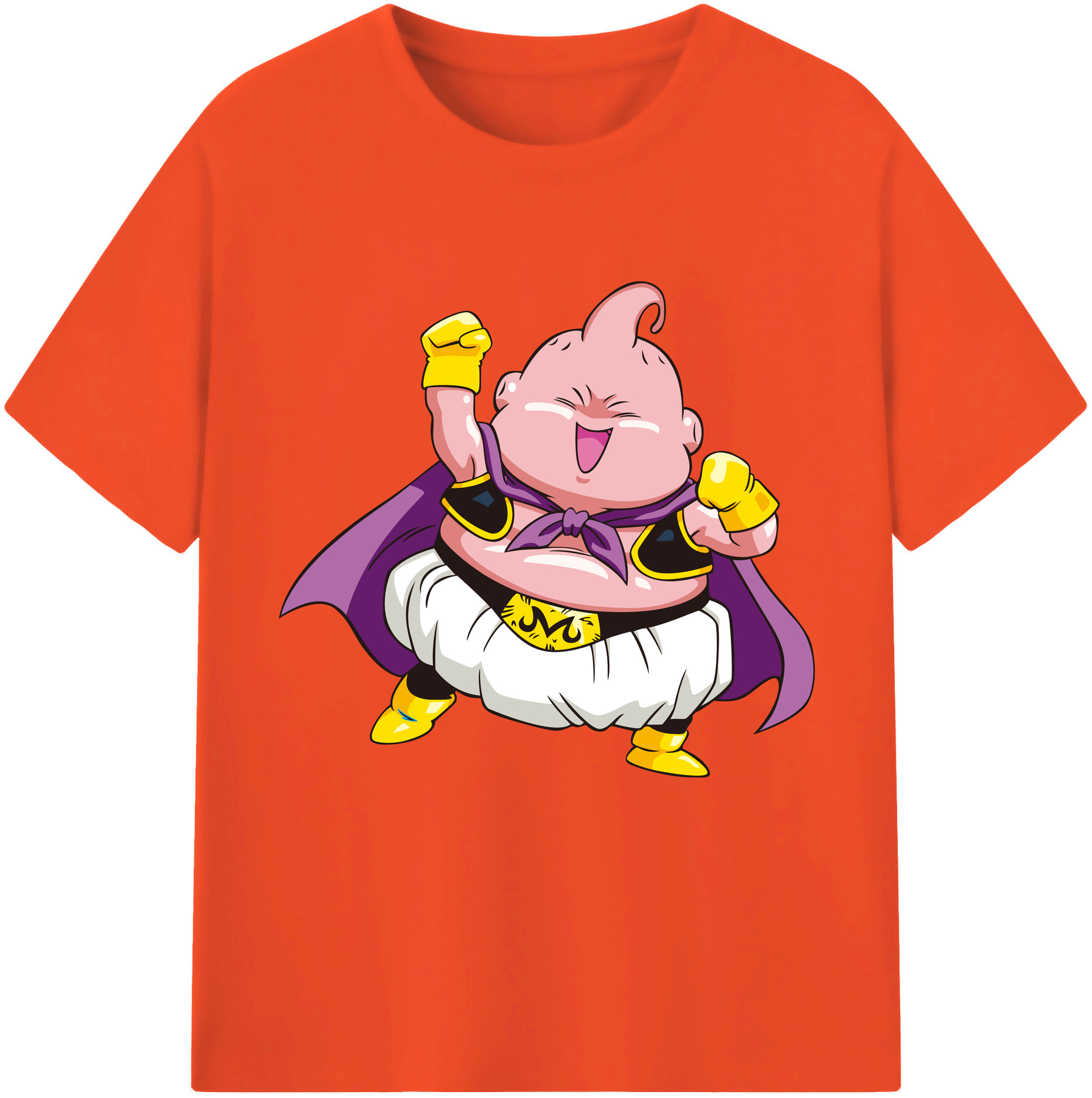 （画像用） ドラゴンボール 魔人ブウ DRAGON BALL Majin Buu 綿100％半袖Tシャツ（フロントプリント）