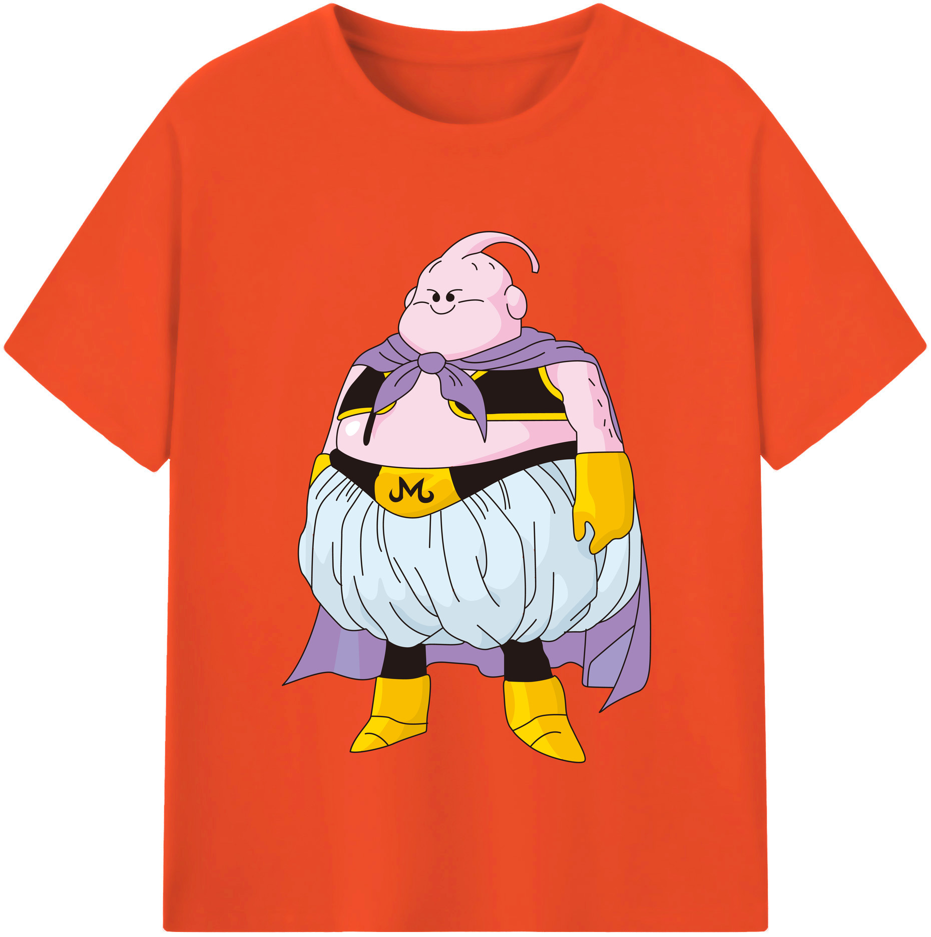 （画像用） ドラゴンボール 魔人ブウ DRAGON BALL Majin Buu 綿100％半袖Tシャツ（フロントプリント）