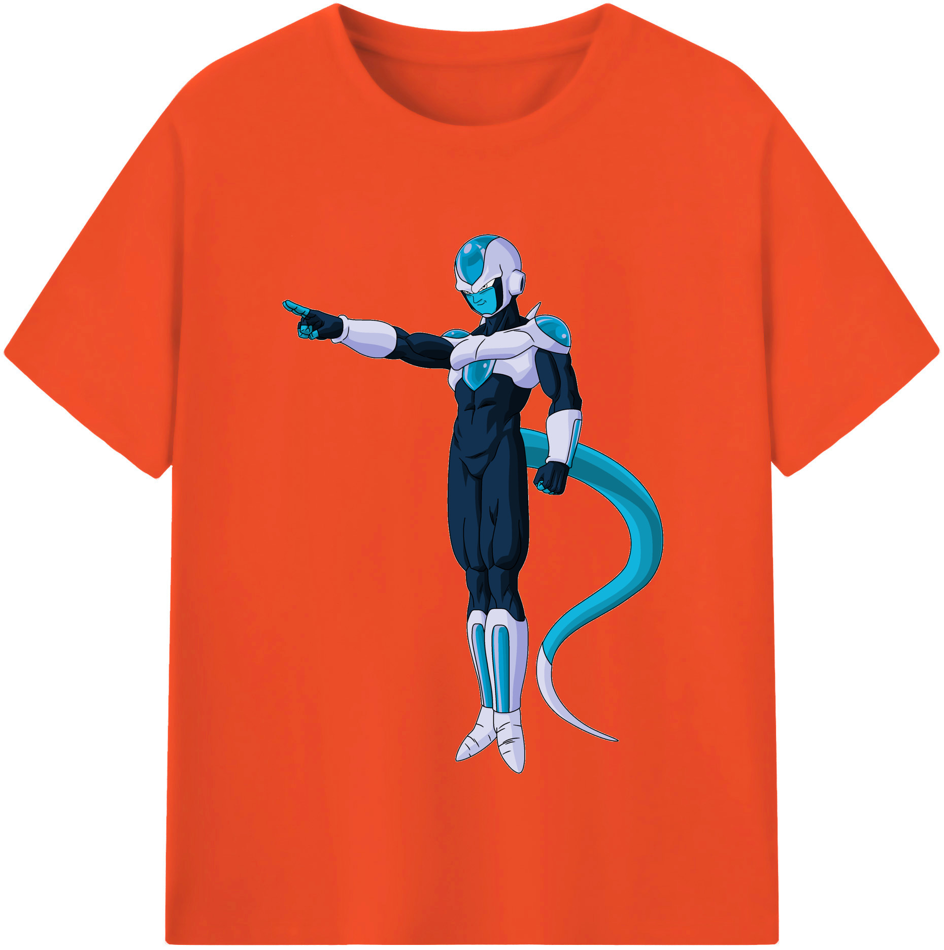 （画像用） ドラゴンボール フリーザ DRAGON BALL Frieza 綿100％半袖Tシャツ（フロントプリント）