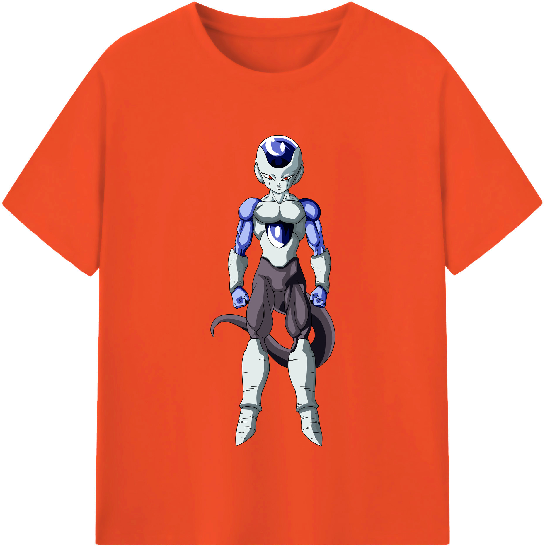 （画像用） ドラゴンボール フリーザ DRAGON BALL Frieza 綿100％半袖Tシャツ（フロントプリント）
