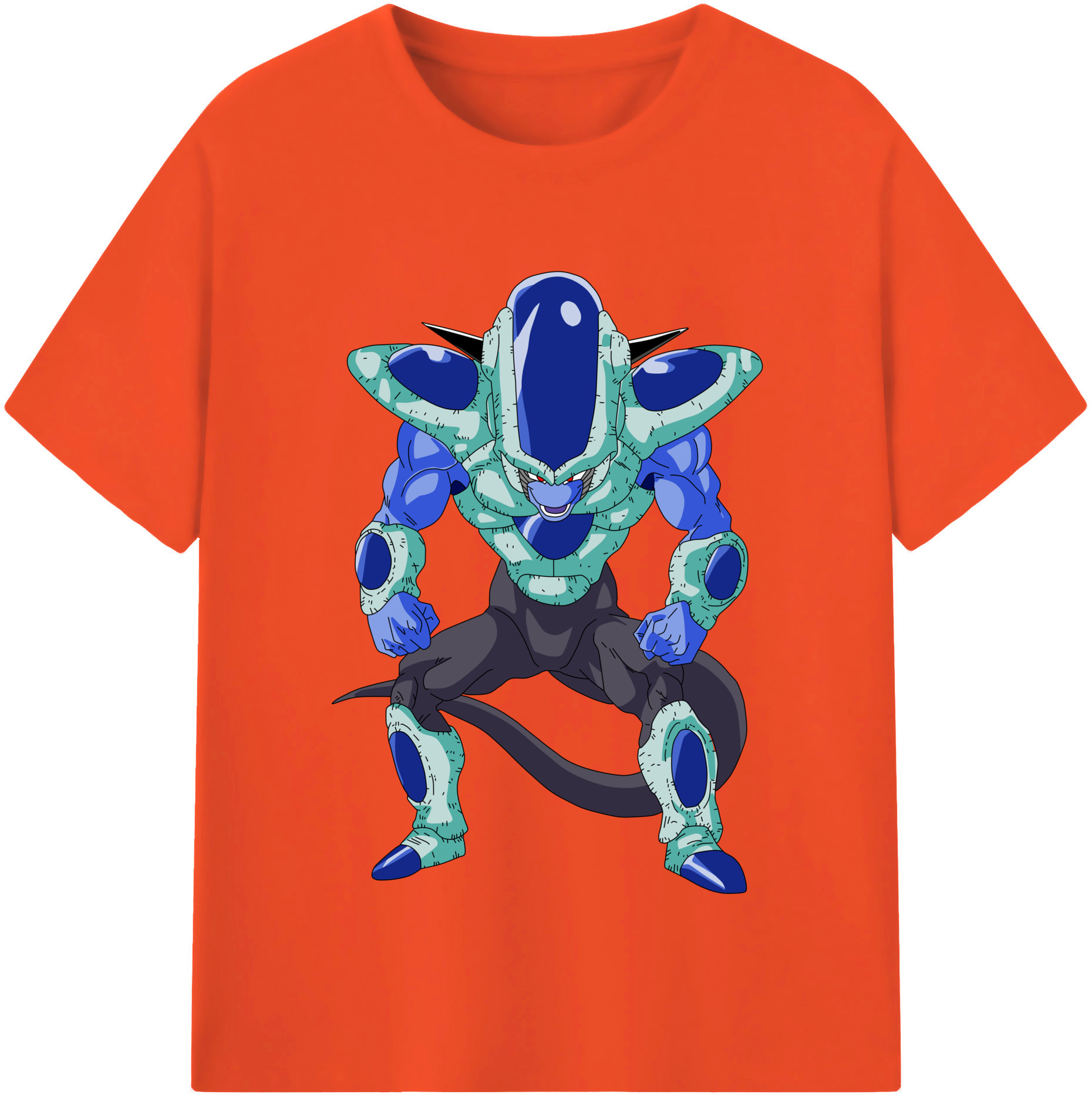 （画像用） ドラゴンボール フリーザ DRAGON BALL Frieza 綿100％半袖Tシャツ（フロントプリント）