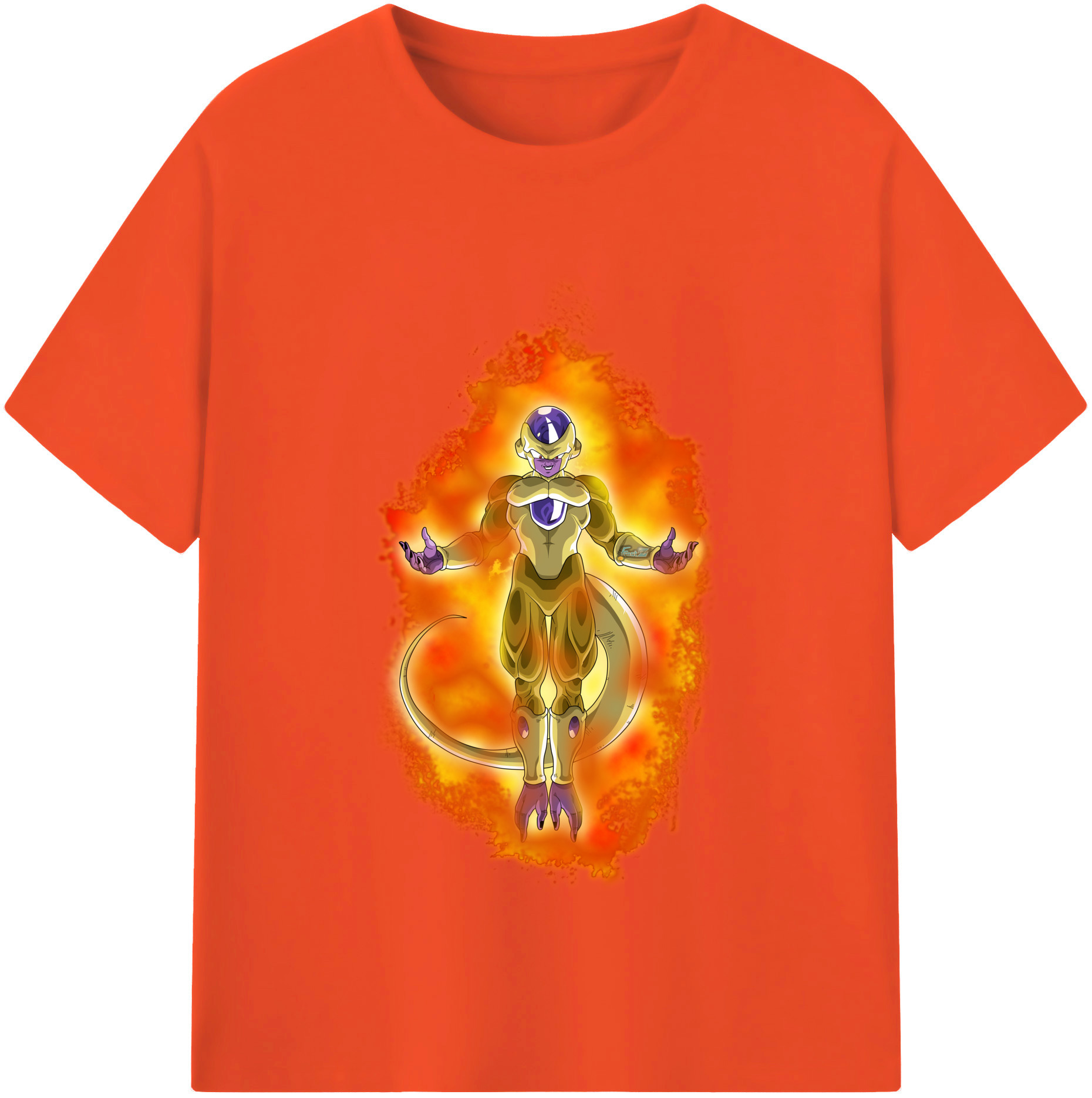 （画像用） ドラゴンボール フリーザ DRAGON BALL Frieza 綿100％半袖Tシャツ（フロントプリント）