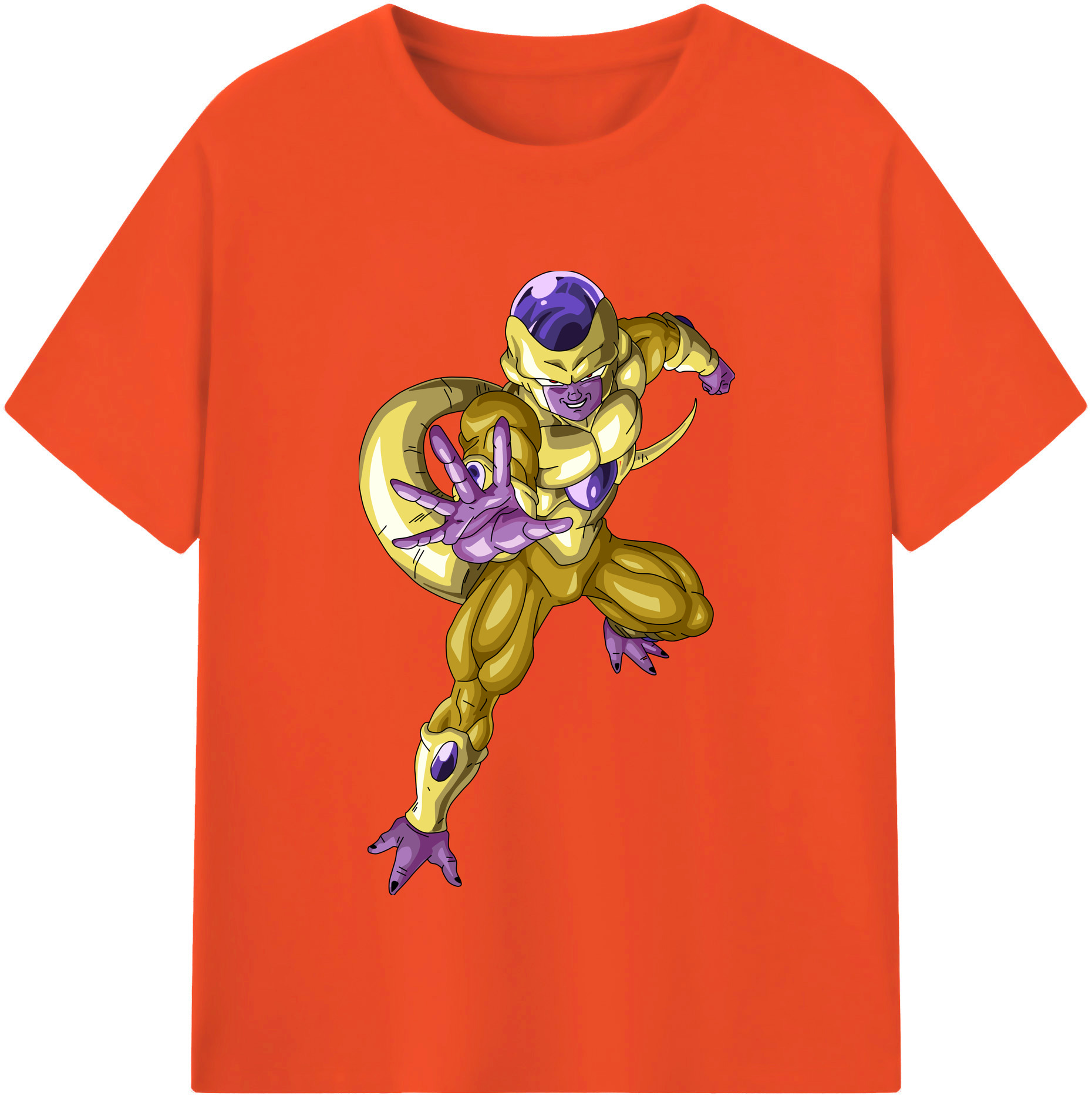 （画像用） ドラゴンボール フリーザ DRAGON BALL Frieza 綿100％半袖Tシャツ（フロントプリント）