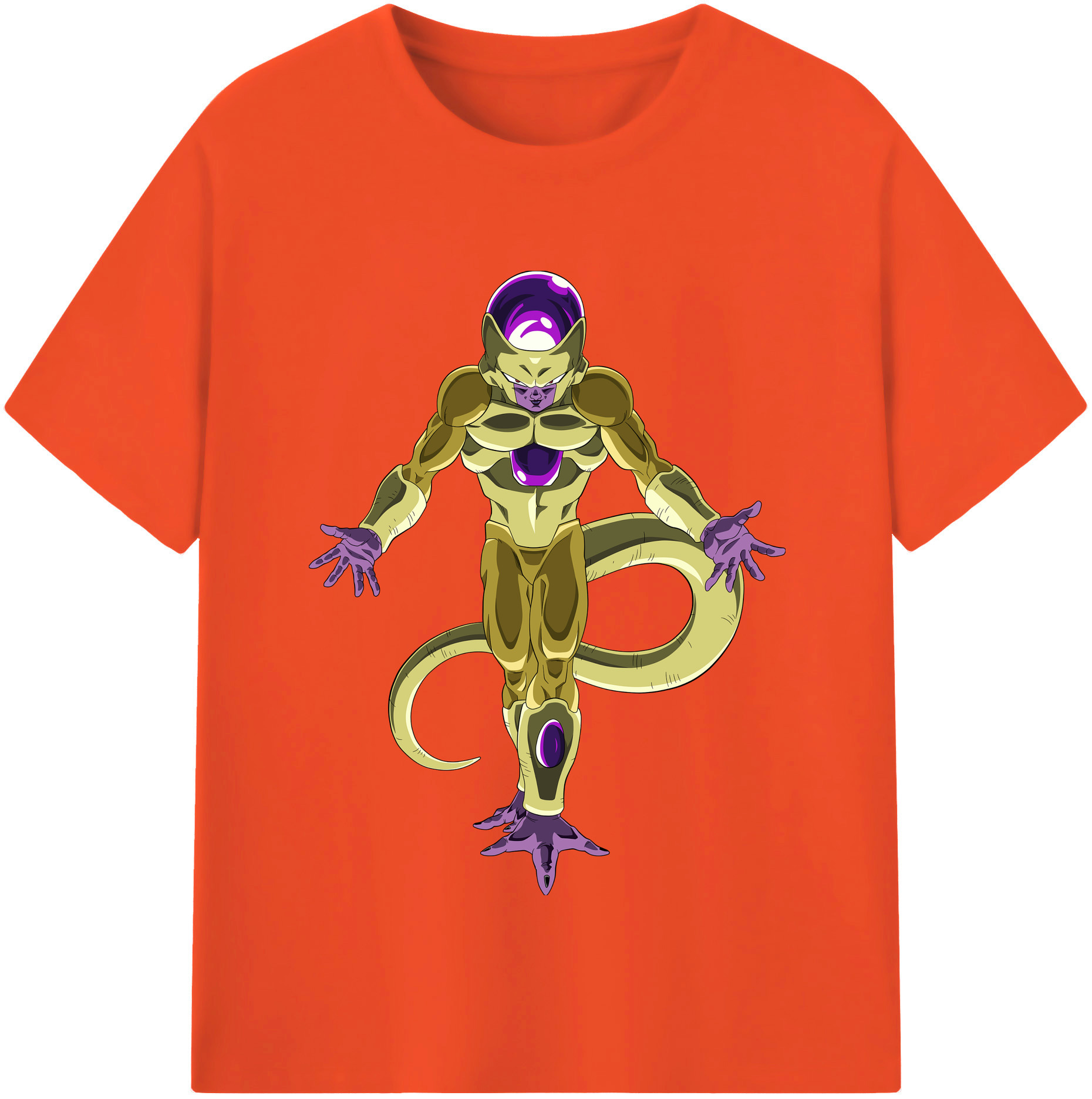 （画像用） ドラゴンボール フリーザ DRAGON BALL Frieza 綿100％半袖Tシャツ（フロントプリント）