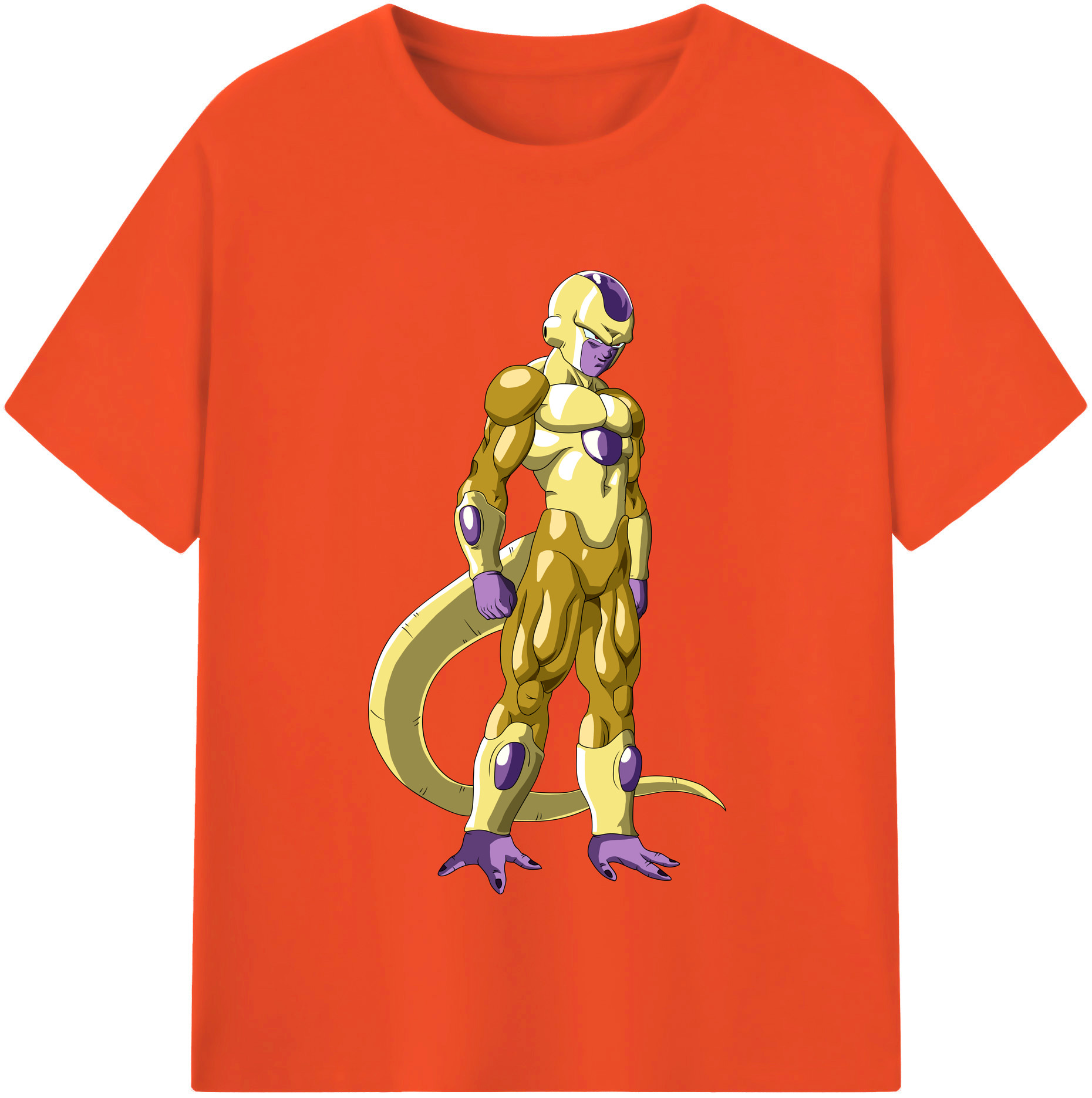 （画像用） ドラゴンボール フリーザ DRAGON BALL Frieza 綿100％半袖Tシャツ（フロントプリント）