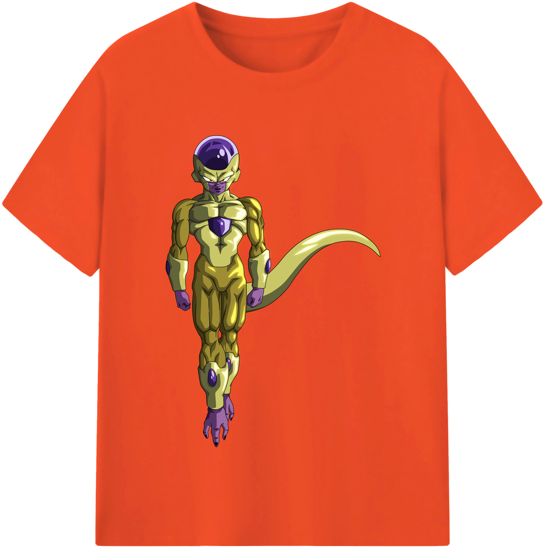（画像用） ドラゴンボール フリーザ DRAGON BALL Frieza 綿100％半袖Tシャツ（フロントプリント）