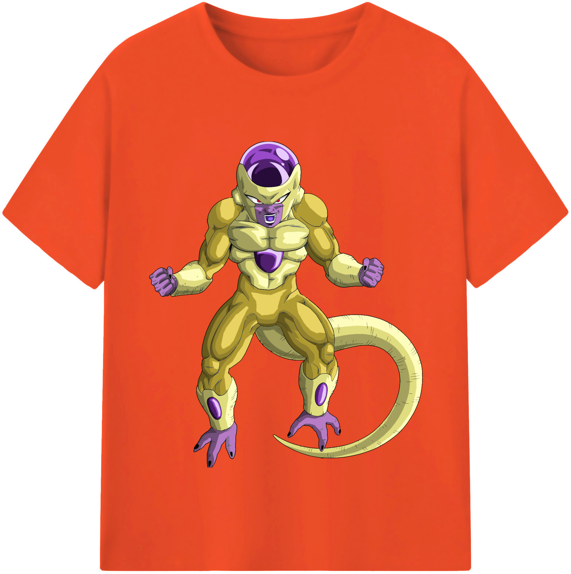 （画像用） ドラゴンボール フリーザ DRAGON BALL Frieza 綿100％半袖Tシャツ（フロントプリント）