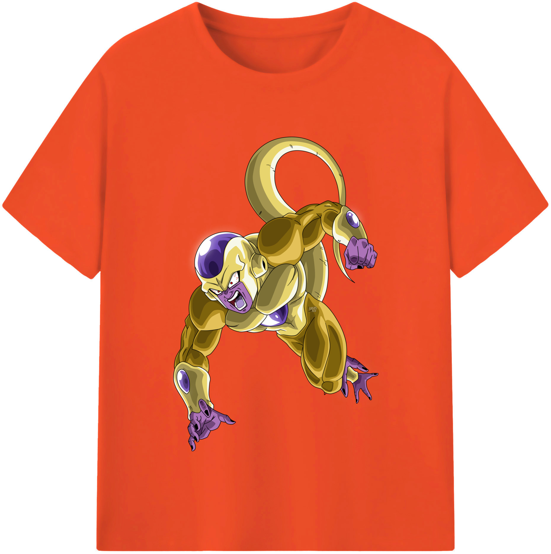 （画像用） ドラゴンボール フリーザ DRAGON BALL Frieza 綿100％半袖Tシャツ（フロントプリント）