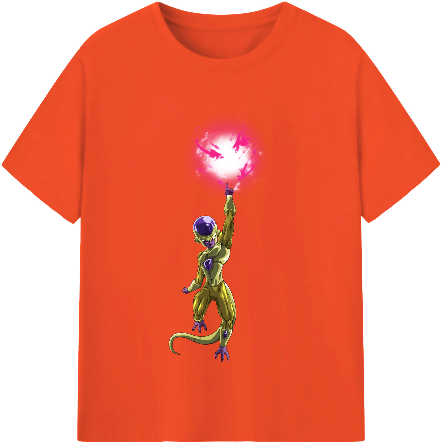 （画像用） ドラゴンボール フリーザ DRAGON BALL Frieza 綿100％半袖Tシャツ（フロントプリント）
