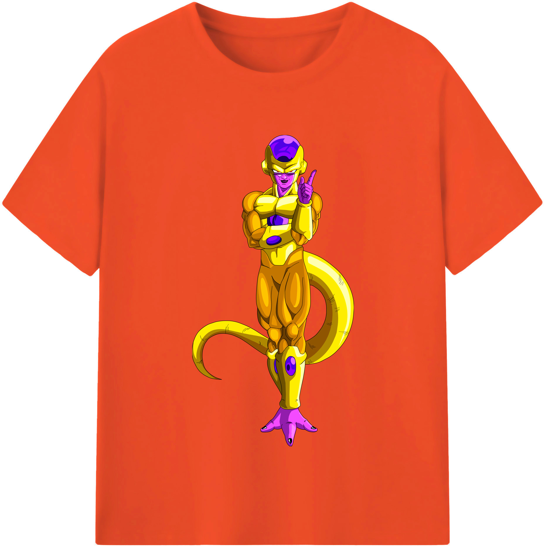 （画像用） ドラゴンボール フリーザ DRAGON BALL Frieza 綿100％半袖Tシャツ（フロントプリント）
