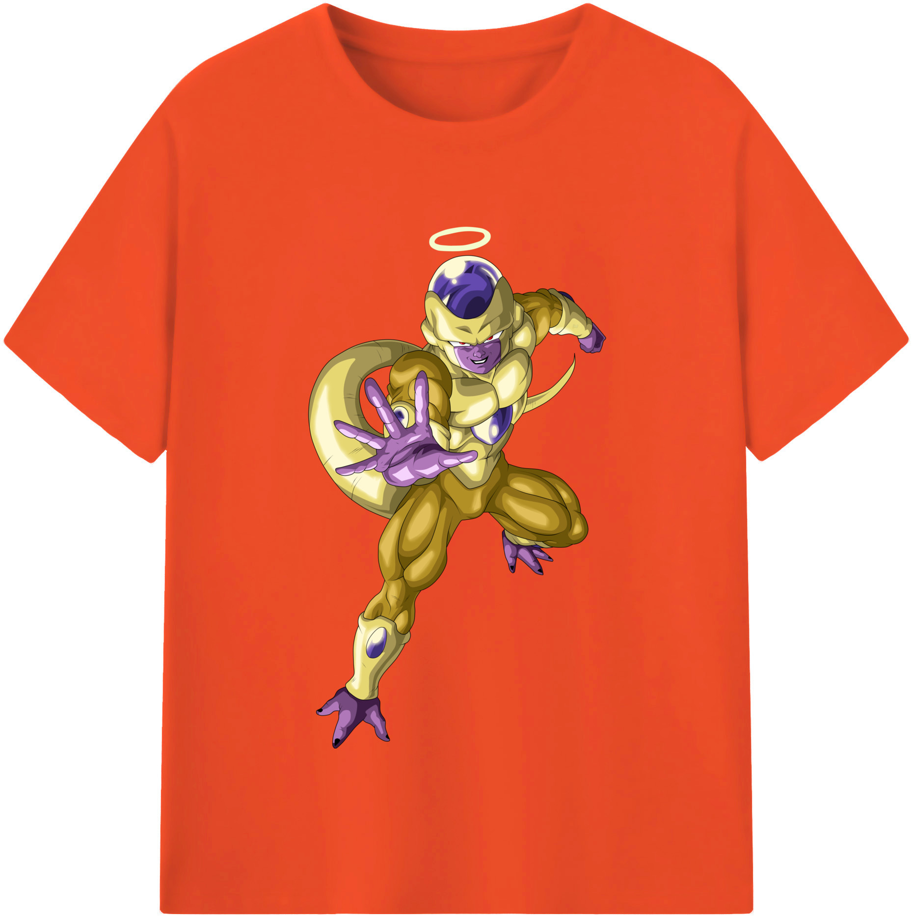 （画像用） ドラゴンボール フリーザ DRAGON BALL Frieza 綿100％半袖Tシャツ（フロントプリント）