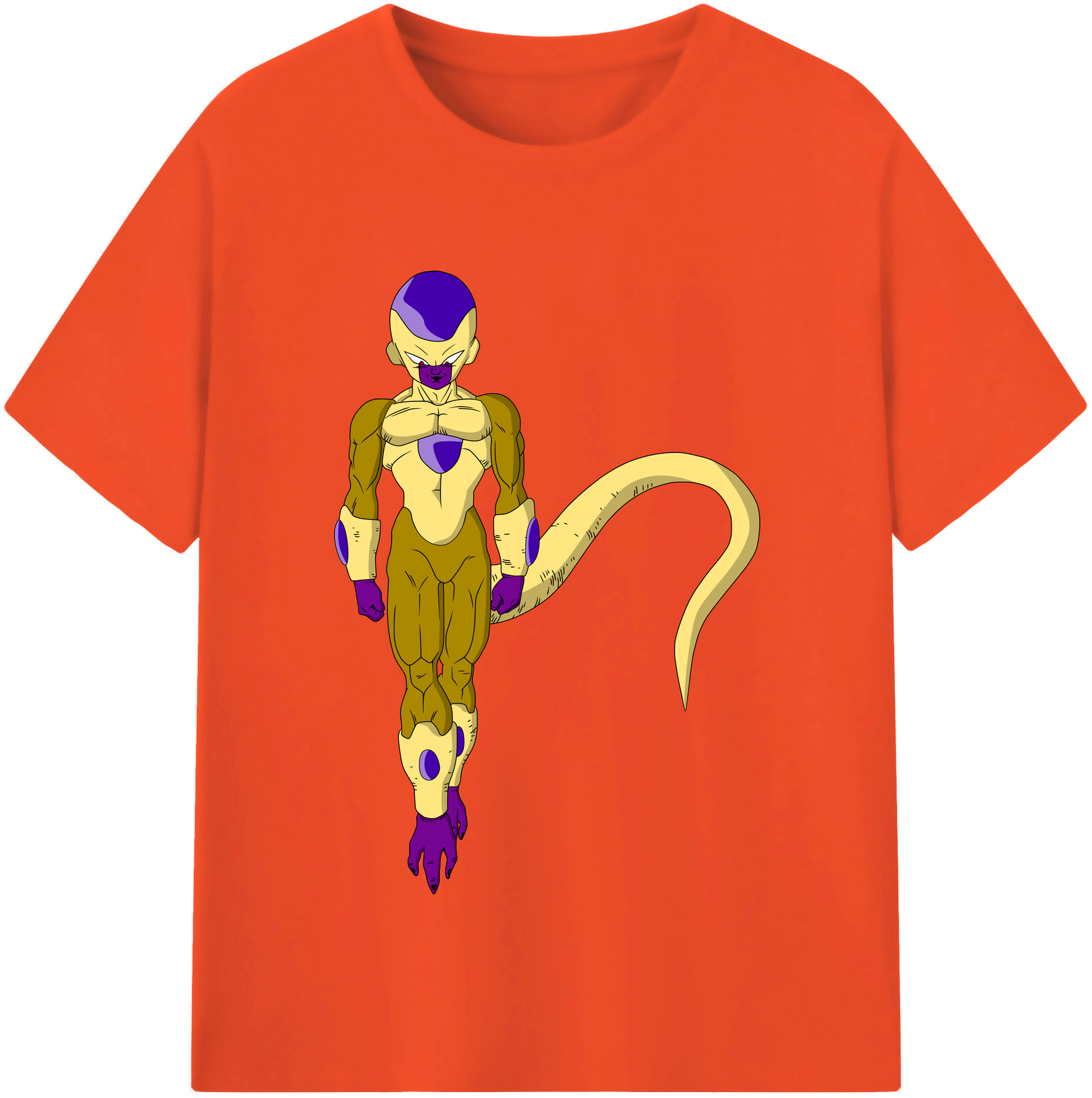 （画像用） ドラゴンボール フリーザ DRAGON BALL Frieza 綿100％半袖Tシャツ（フロントプリント）