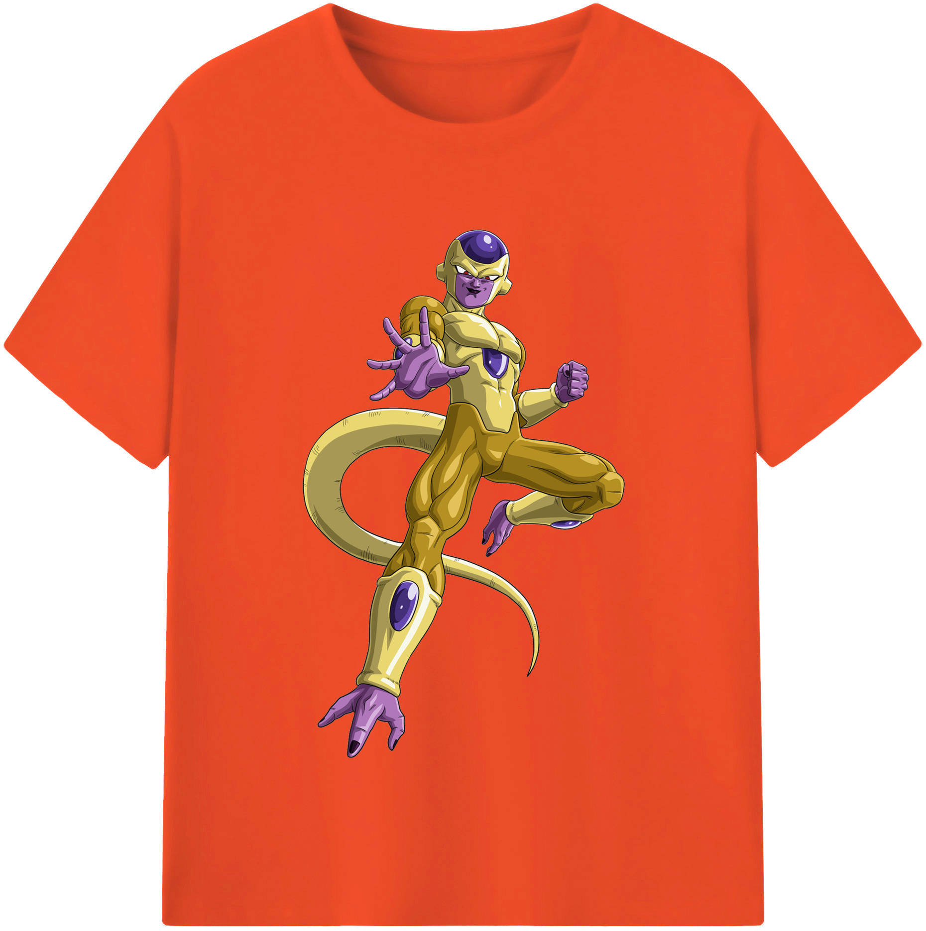 （画像用） ドラゴンボール フリーザ DRAGON BALL Frieza 綿100％半袖Tシャツ（フロントプリント）