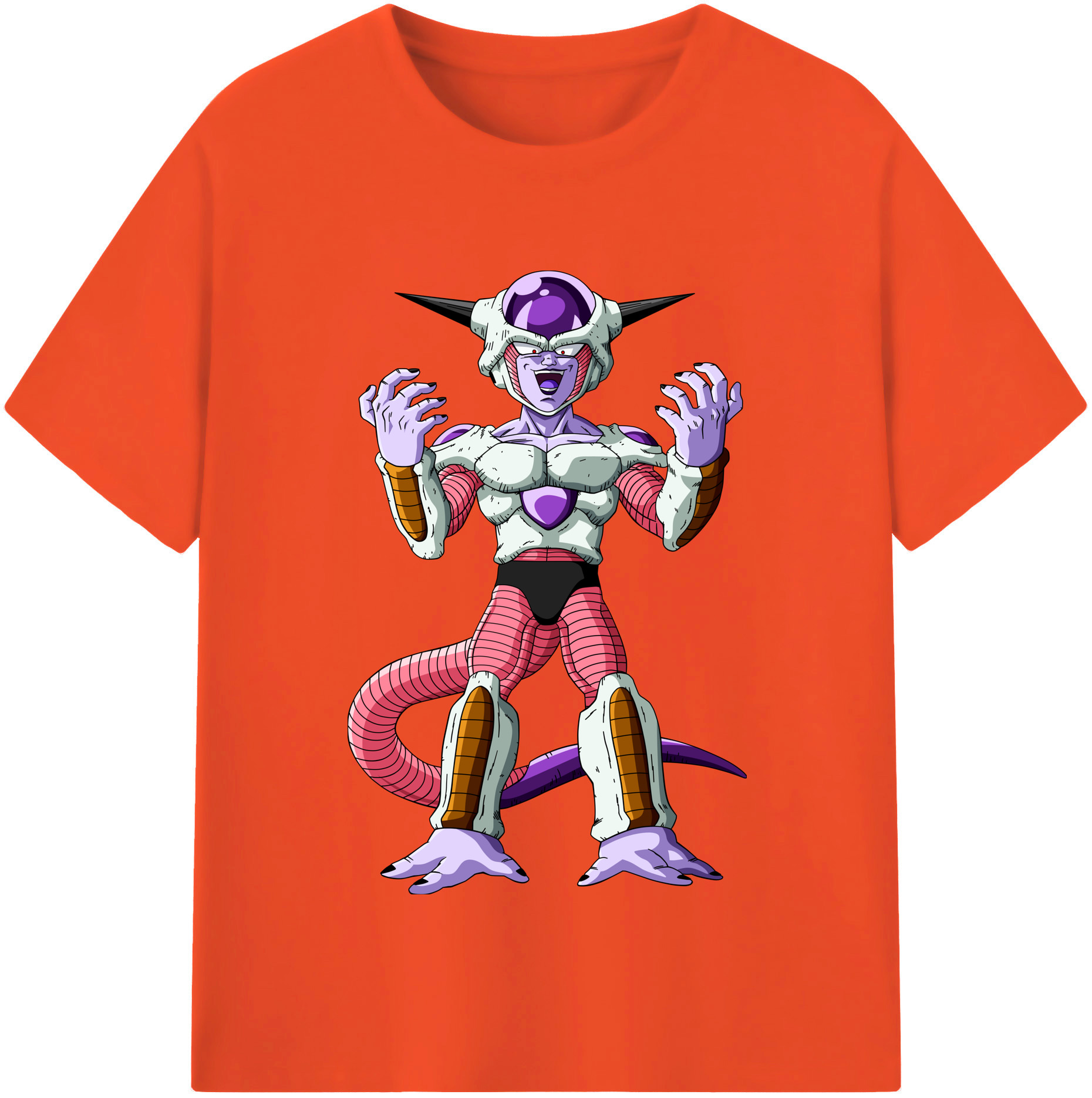 （画像用） ドラゴンボール フリーザ DRAGON BALL Frieza 綿100％半袖Tシャツ（フロントプリント）