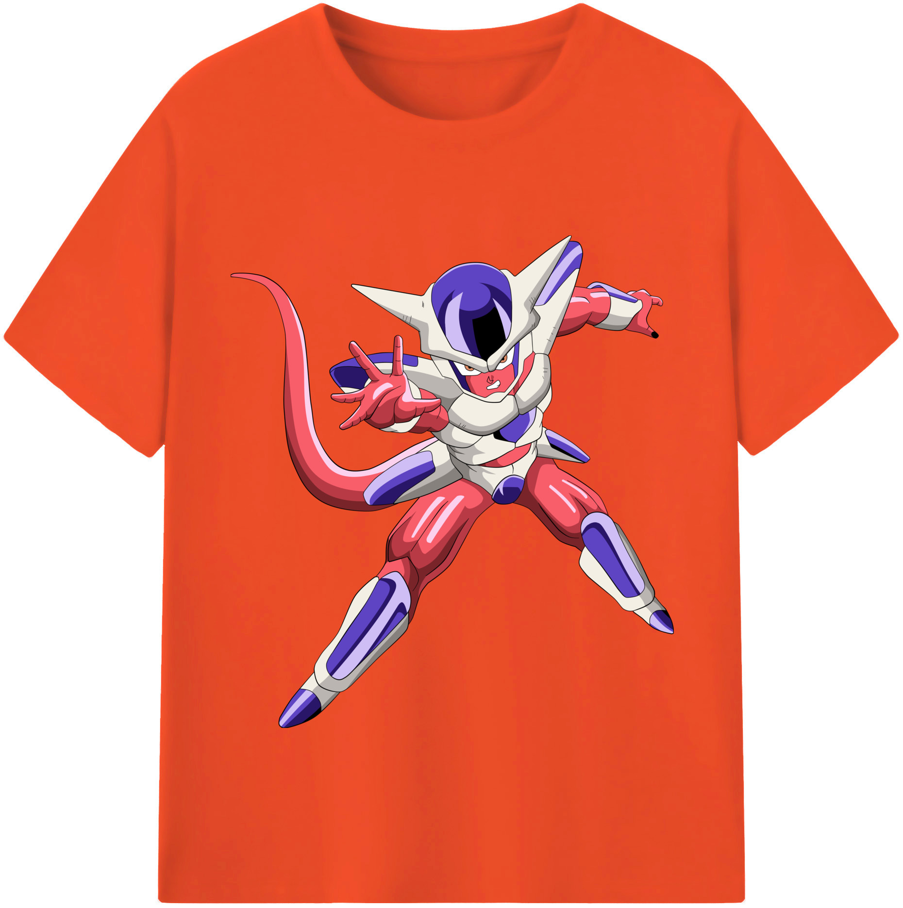 （画像用） ドラゴンボール フリーザ DRAGON BALL Frieza 綿100％半袖Tシャツ（フロントプリント）