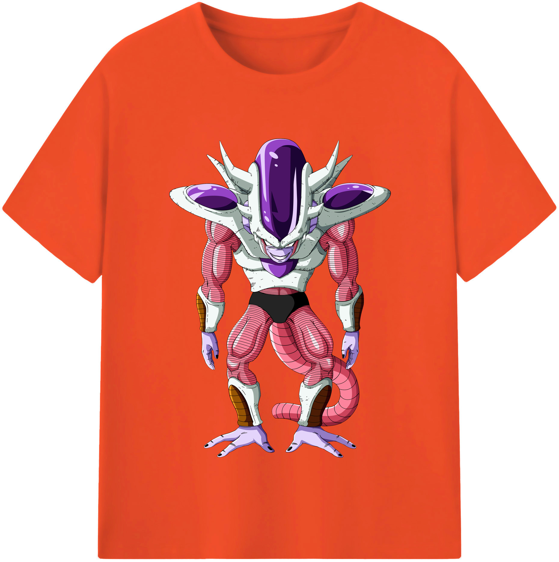 （画像用） ドラゴンボール フリーザ DRAGON BALL Frieza 綿100％半袖Tシャツ（フロントプリント）